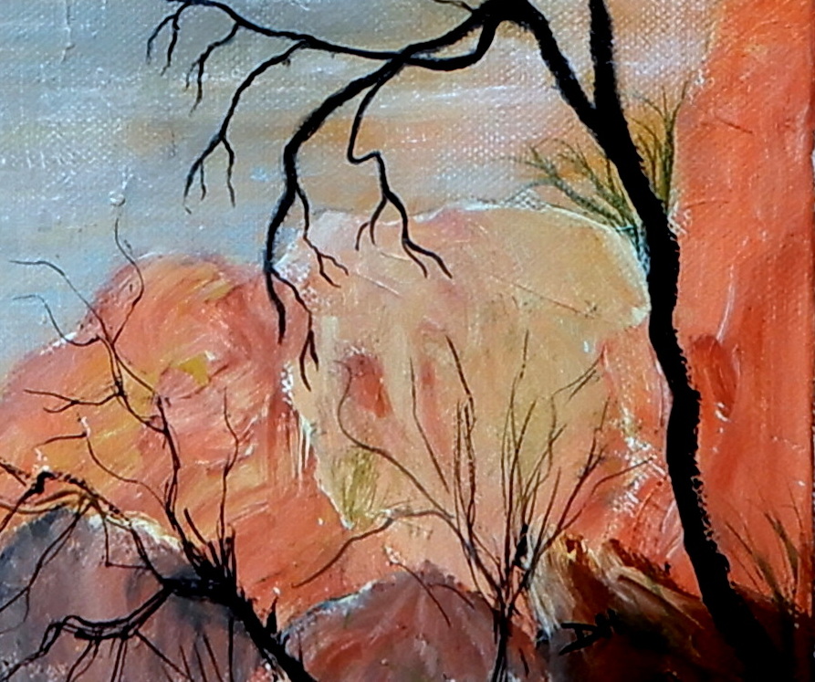 Doodie Herman Red Centre Waterhole Landscape 009