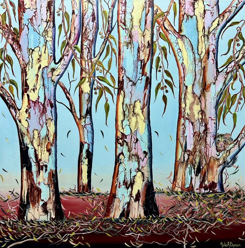 Whispering Breezes – Colourful Tree Series