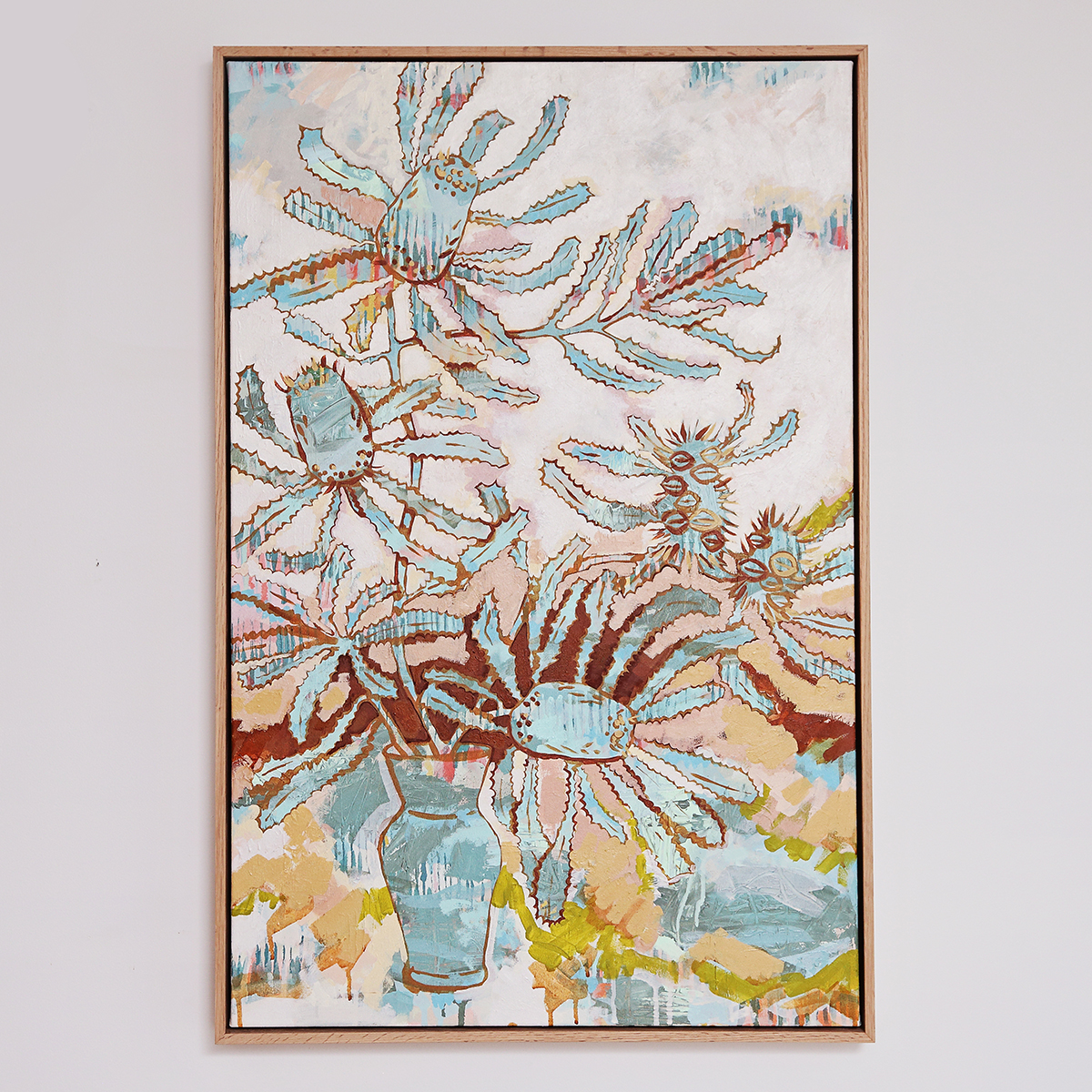 Lr 013 Serrata Still I Smith & Brooks Australian Botanical Art Banksia Sydney Native Plants Affordable Artworks