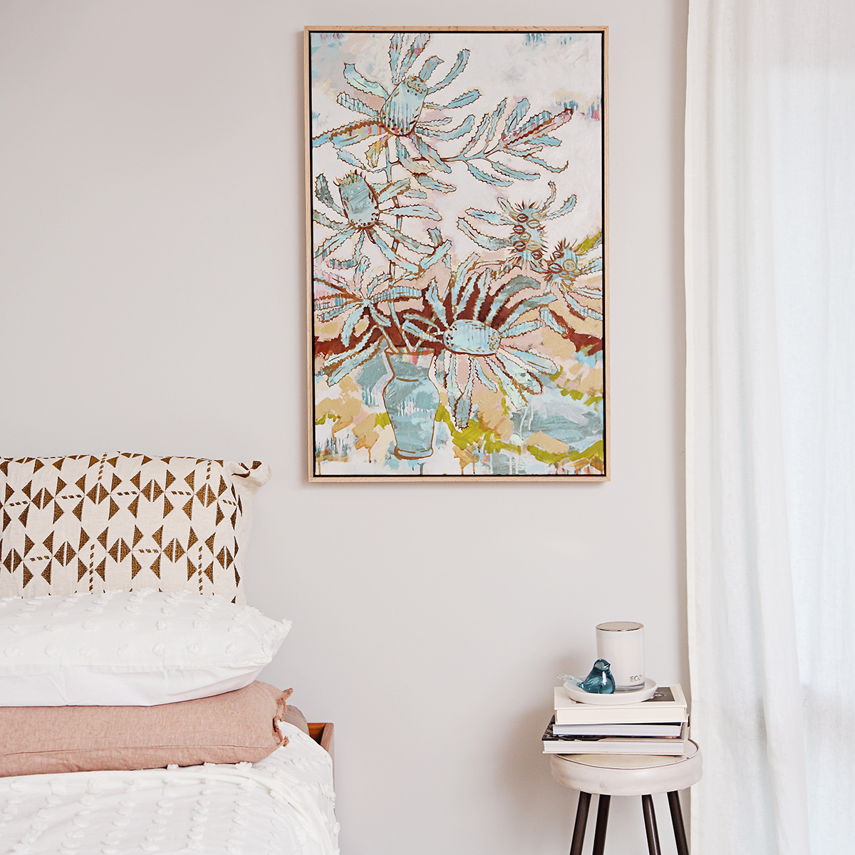 Lr 035 Serrata Still I Smith & Brooks Australian Botanical Art Banksia Sydney Native Plants Affordable Artworks