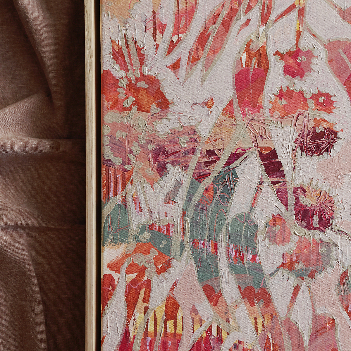 Lr 014 Sydney Blue Moment I Smith & Brooks Art Art For My Walls Sydney Art Affordable Original Australian Art Gum Tree Art