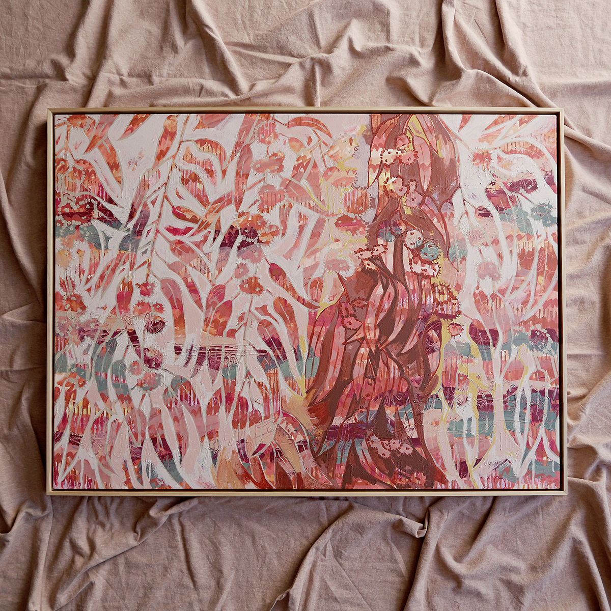 Lr 024 Sydney Blue Moment I Smith & Brooks Art Art For My Walls Sydney Art Affordable Original Australian Art Gum Tree Art