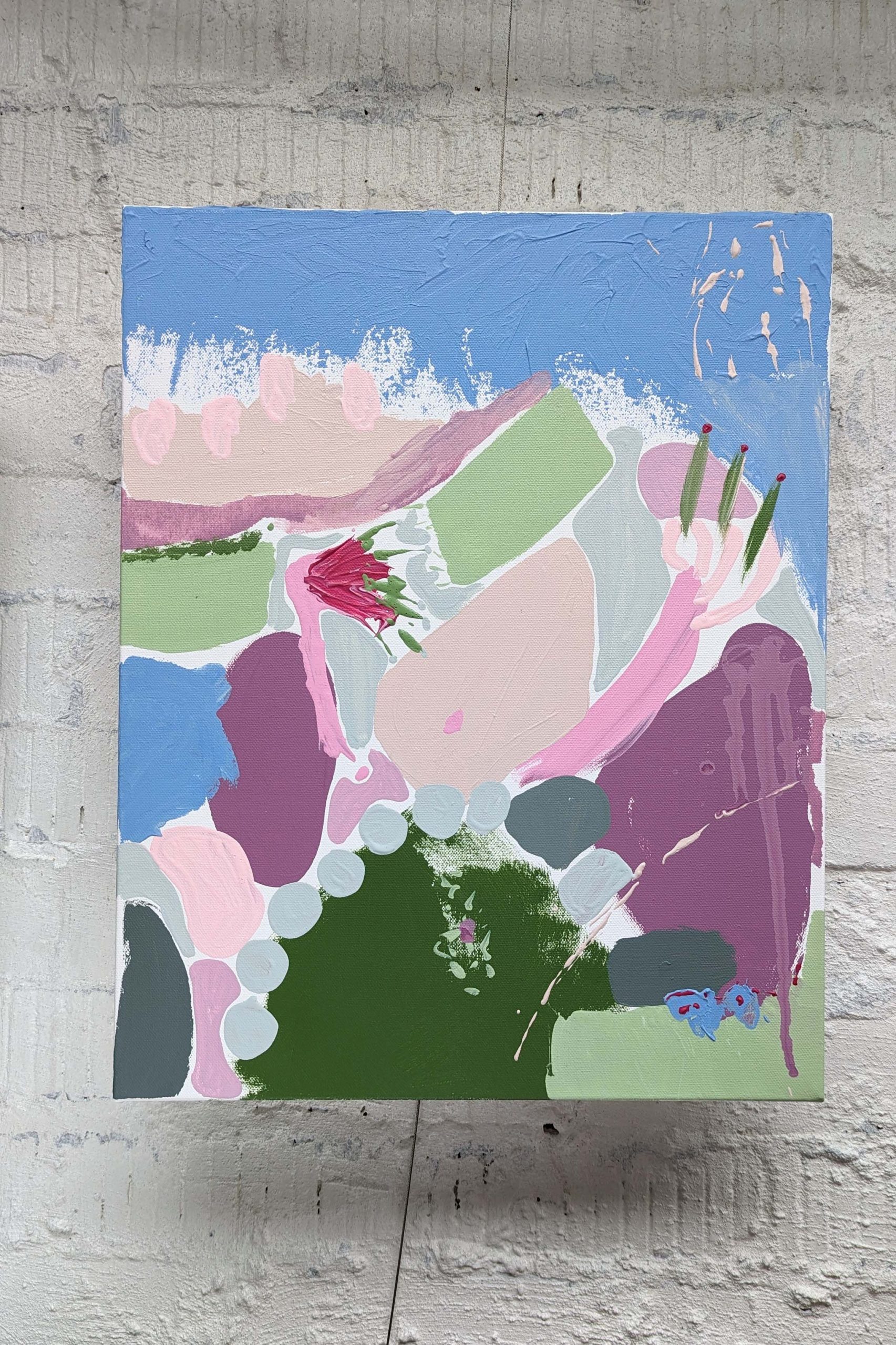 Patient Flower 2 On Brick Wall Ellen Mckenna