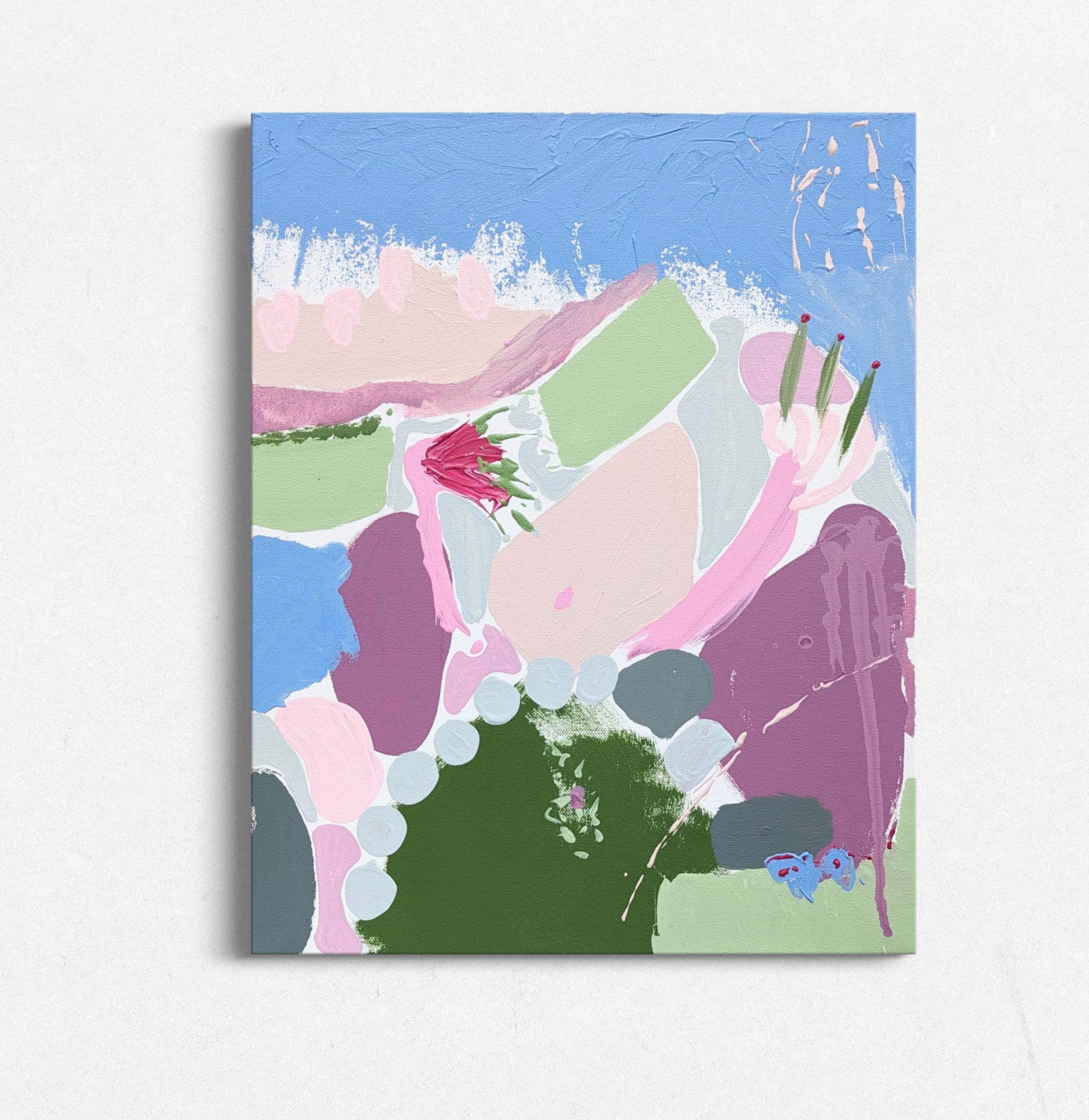 Patient Flower 2 On Wall 2 Ellen Mckenna