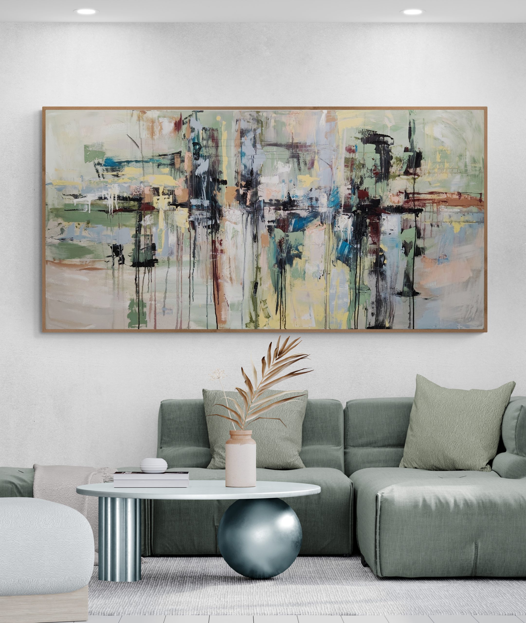 Living Room With Unique Coffee Table 3