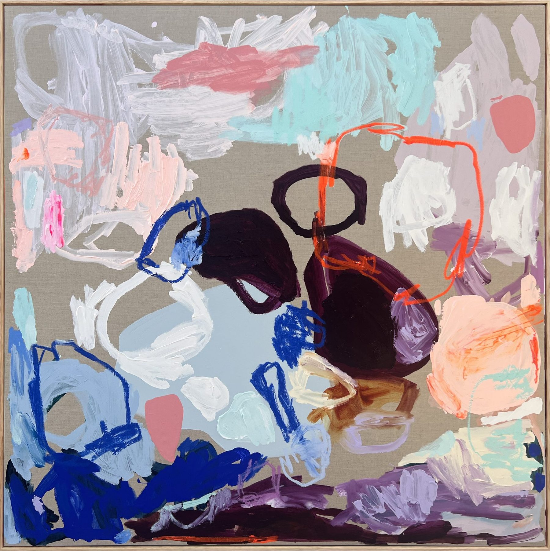 Perth Abstract Artist Rebecca Koerting Modern Don't Rain On My Parade 100 F