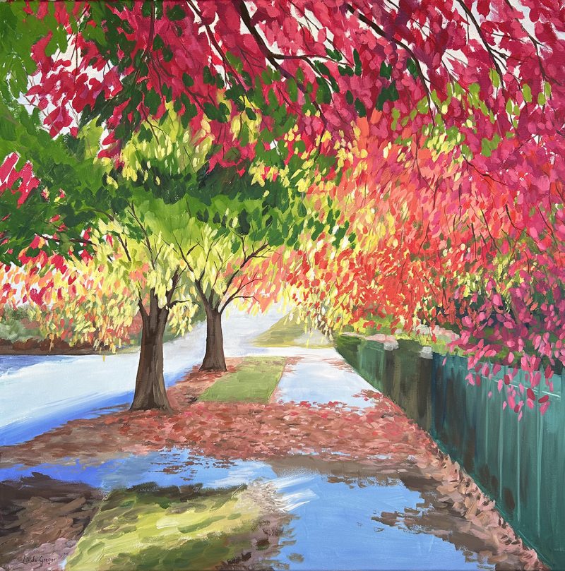 Sunlight dancing in the Autumn Leaves, Orange NSW