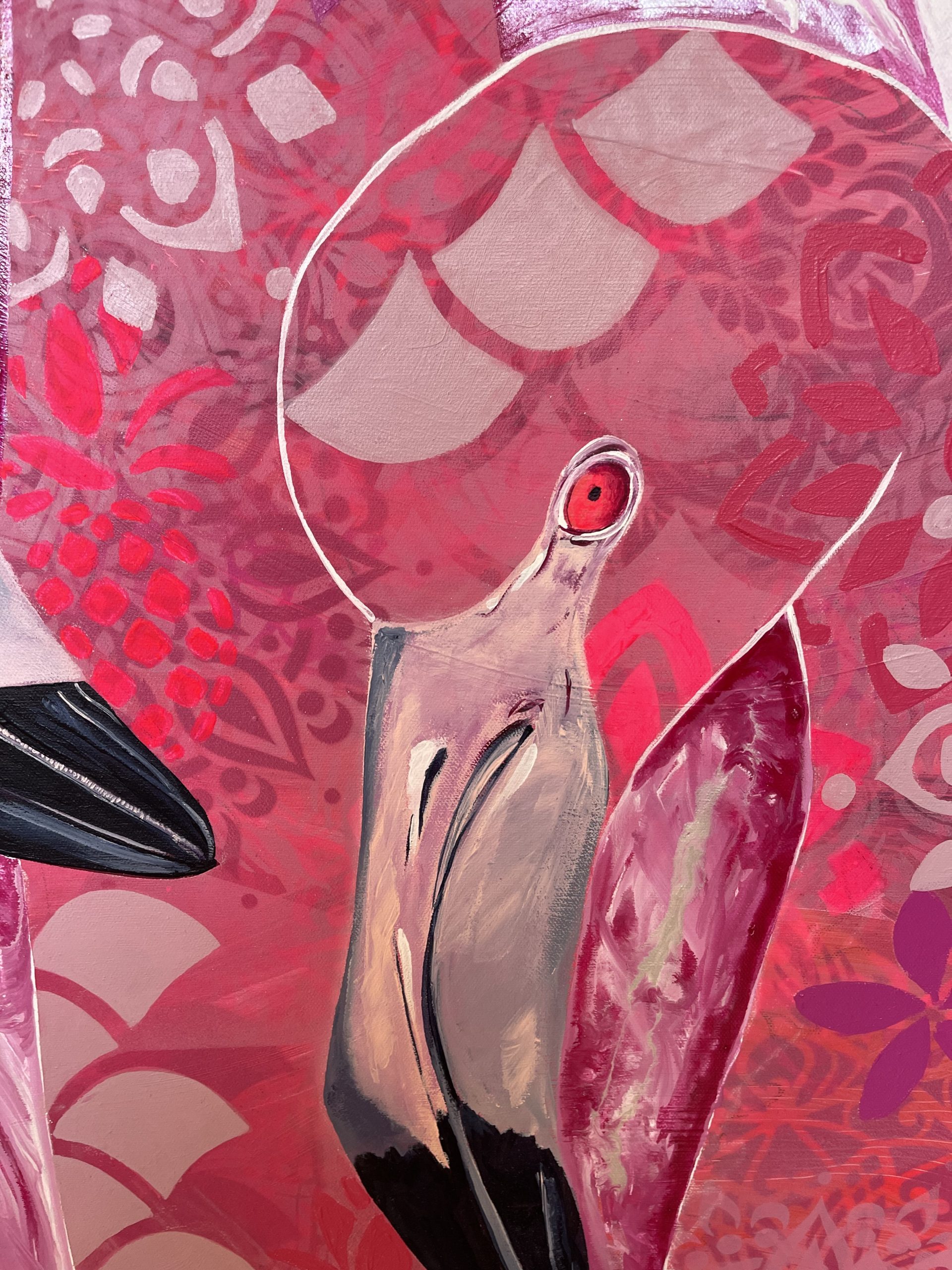 Bec Warr Artist And Designer Ballarat For Fro Flamingos2