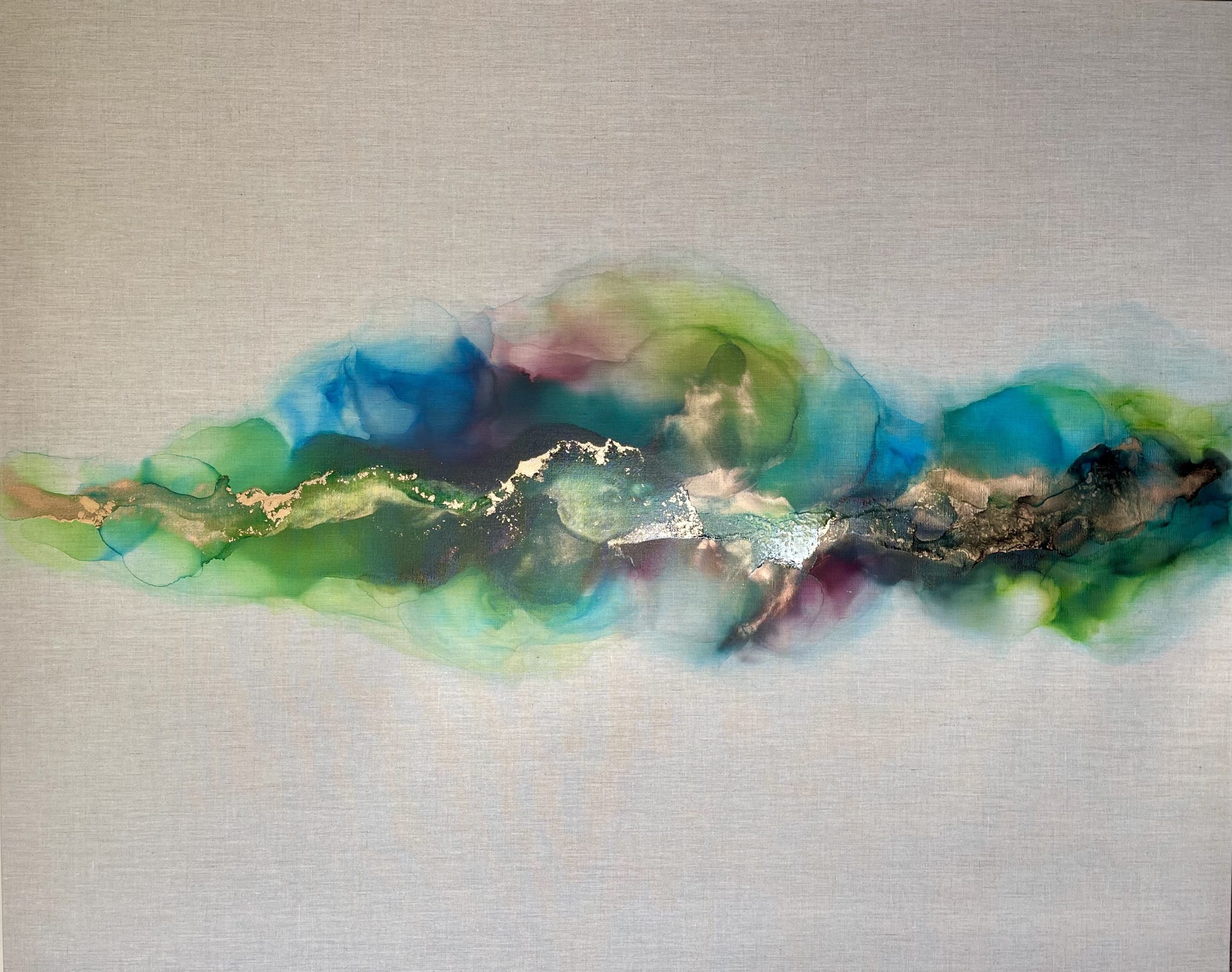 Golden Horizon Bec Warr Art Abstract Artist And Designer Australian Artist2