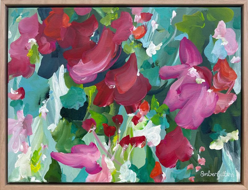 Garden Party – Framed Flower Abstract