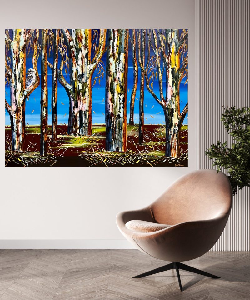 Kookaburra sits in the old Gum Tree – Colourful Tree Series