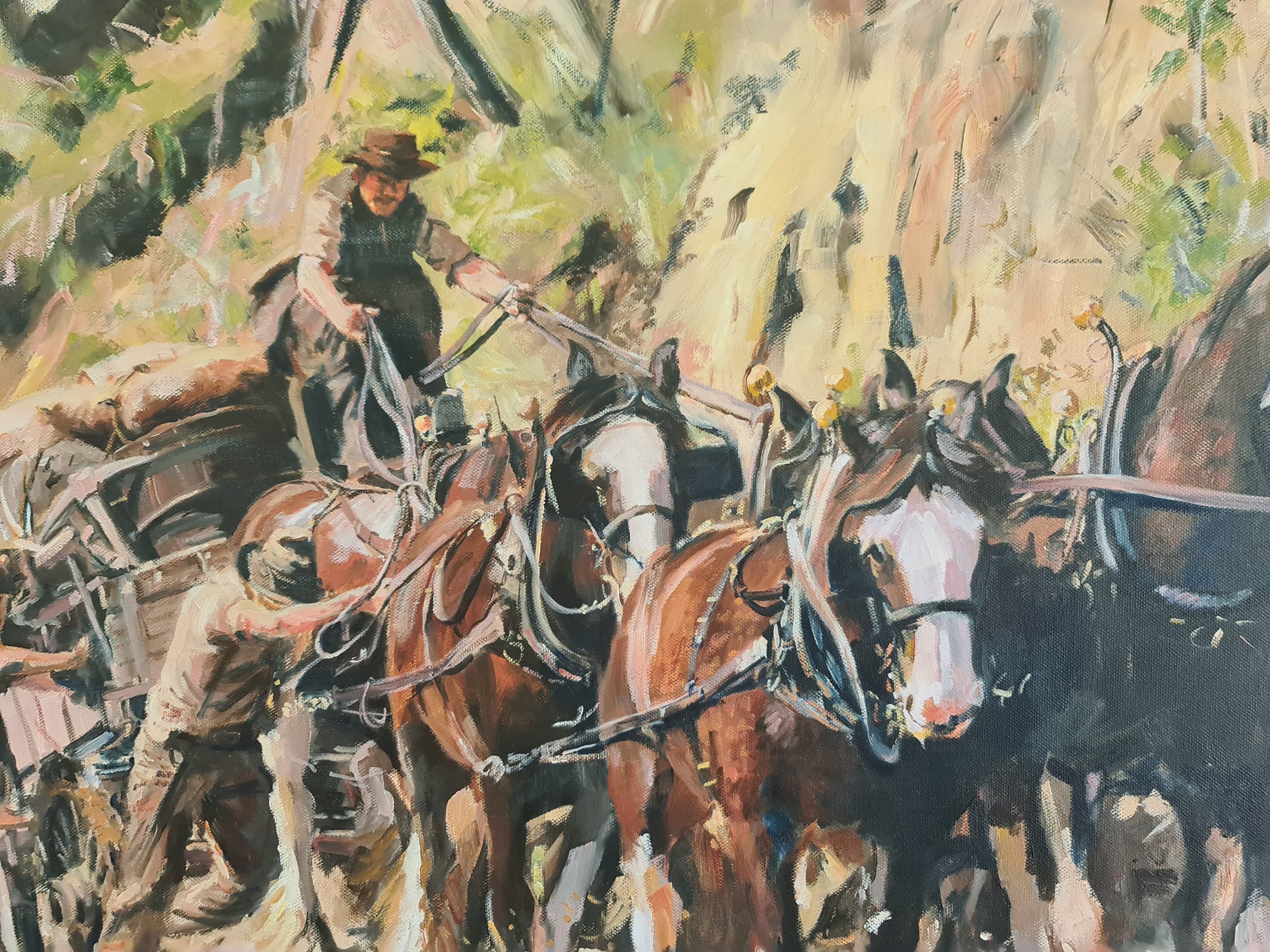 The Muddy Climb Jo S. Stacey Fine Art Detail2