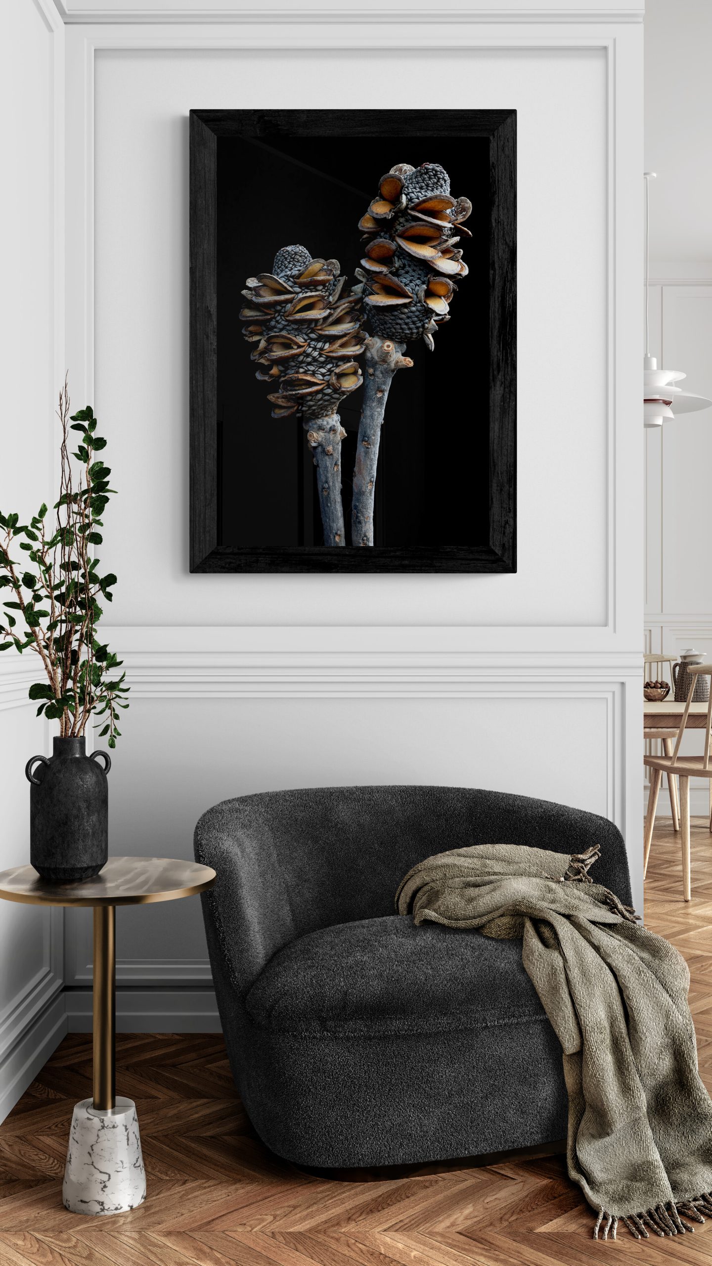 Living Room Corner With Fancy Armchair (9)