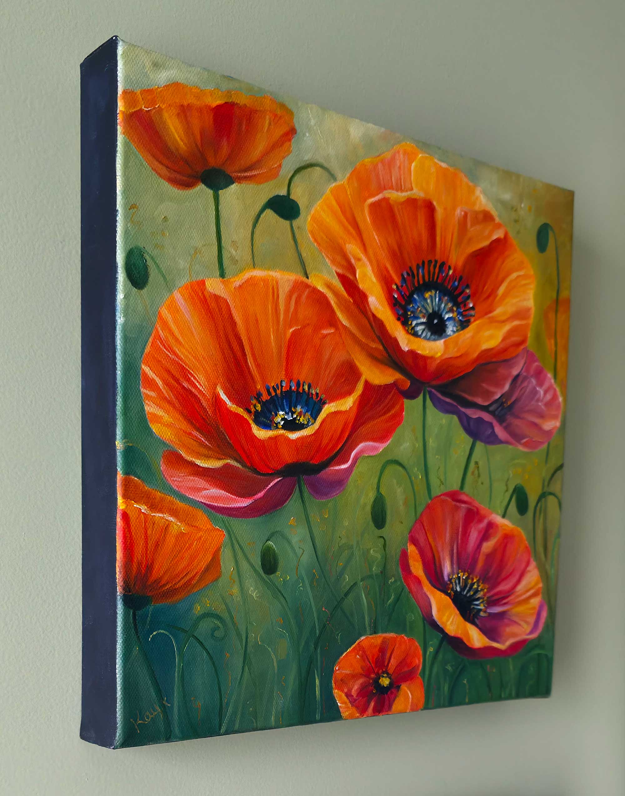 Poppies Side View