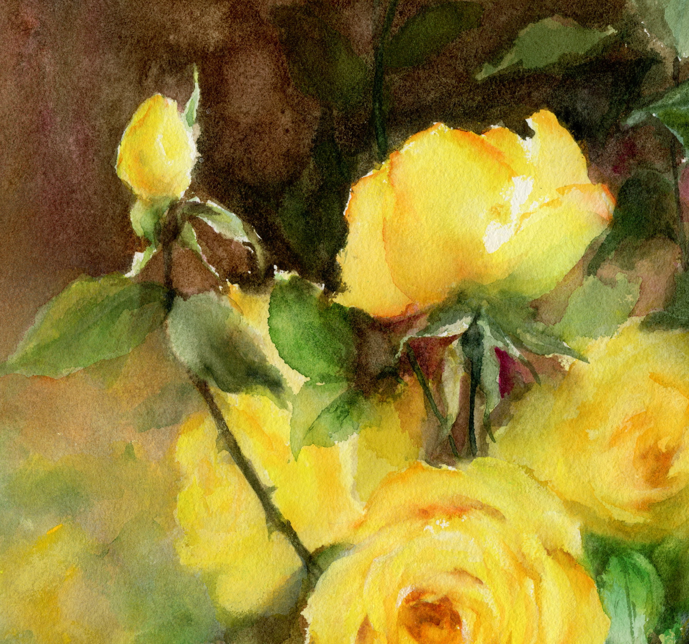 Story of the Yellow roses - Art Lovers Australia