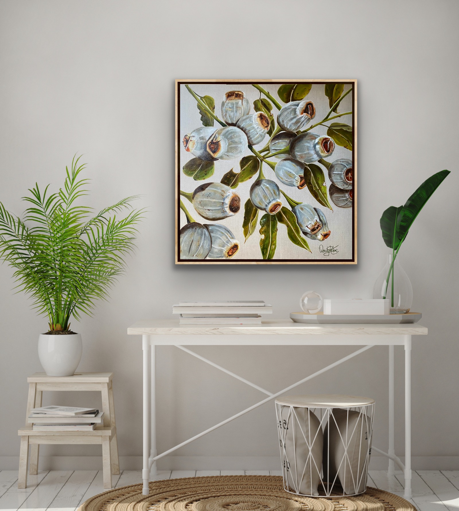 Song Of The Gum Nuts Insitu4 Wendy Peters