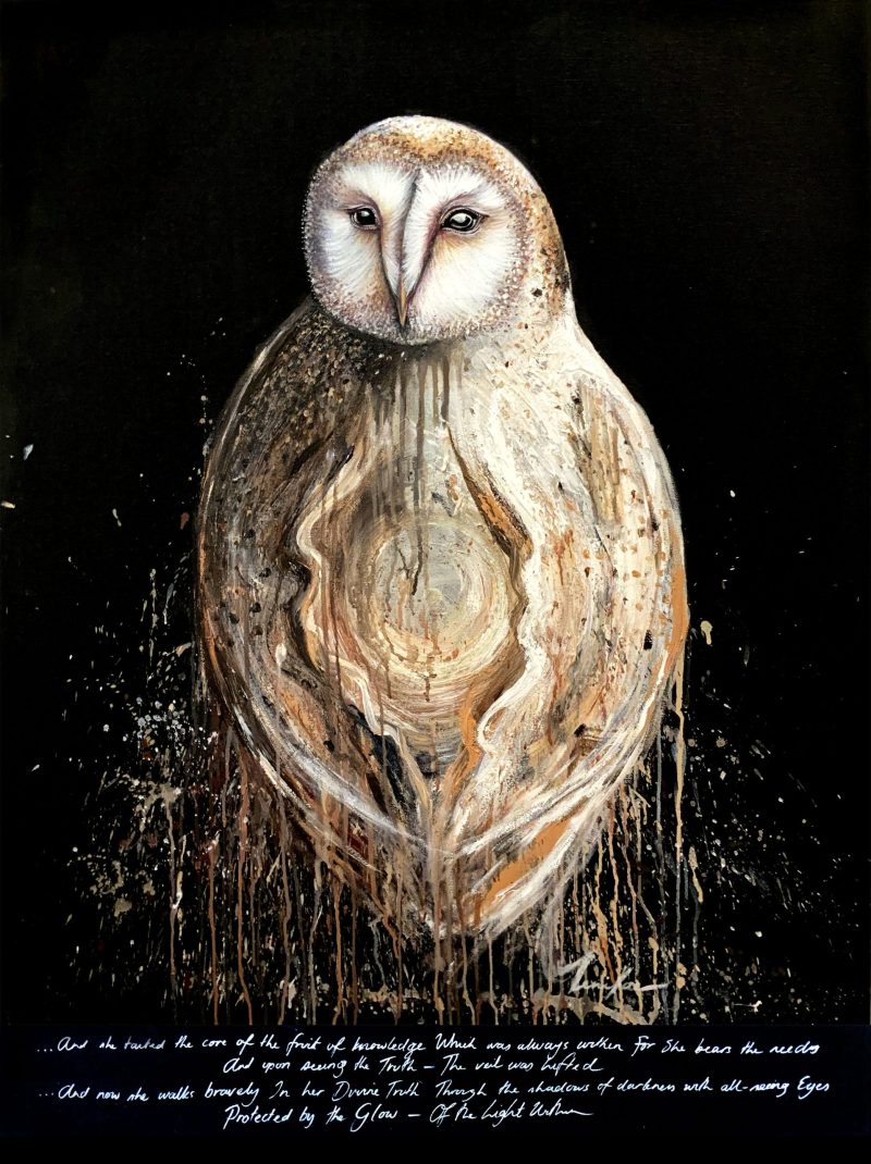 Athena’s Owl with Channeled Writings