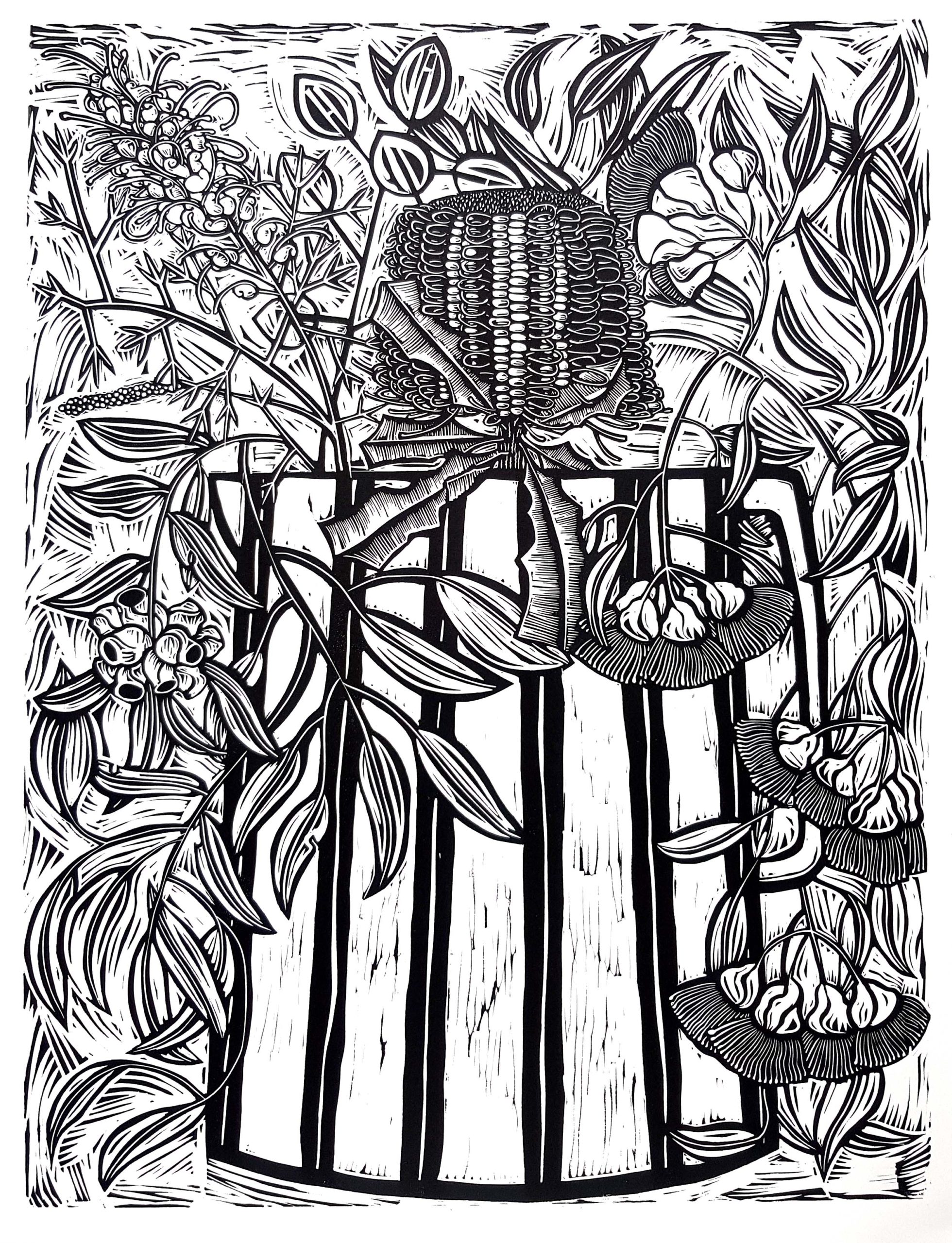 Albany Banskia By Nicola Cowie Border