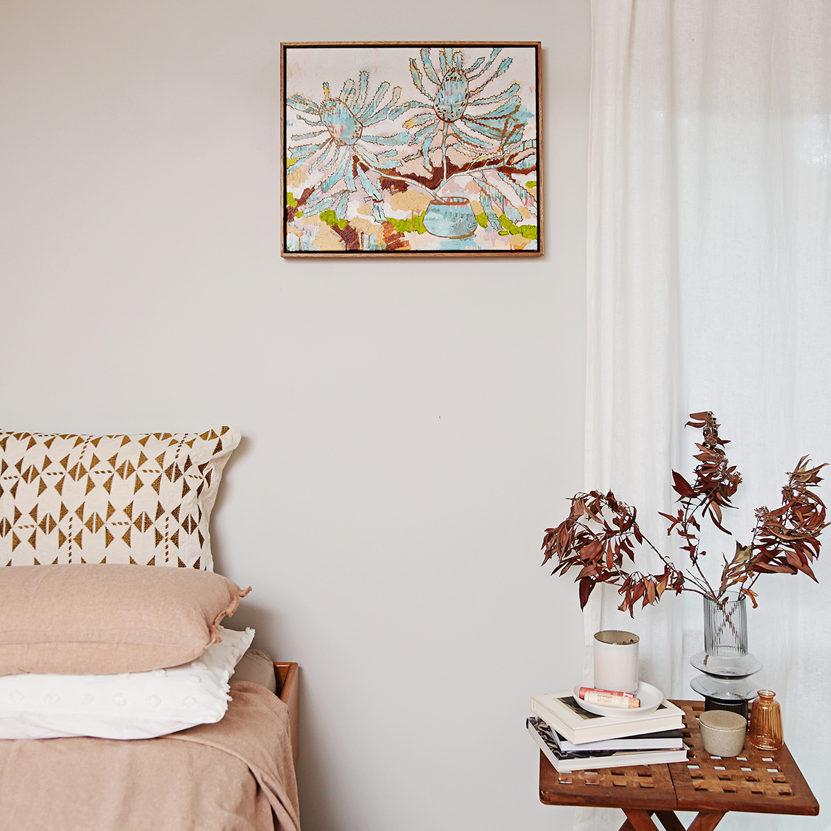 Lr 039 Serrata Still Ii Smith & Brooks Abstract Botanical Art Banksia Serrata Sydney Landscape Artist Buy Art For My Home Original Art