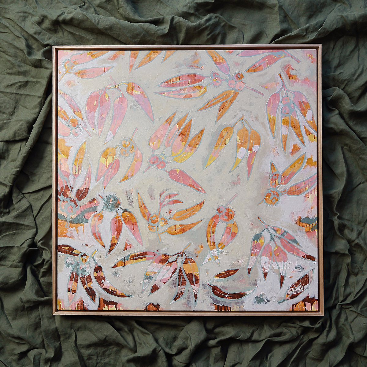 Lr 051 Mountain Ash Song I Smith & Brooks Art Shop Art Melbourne Interiors Australian Style Art For Interior Designers