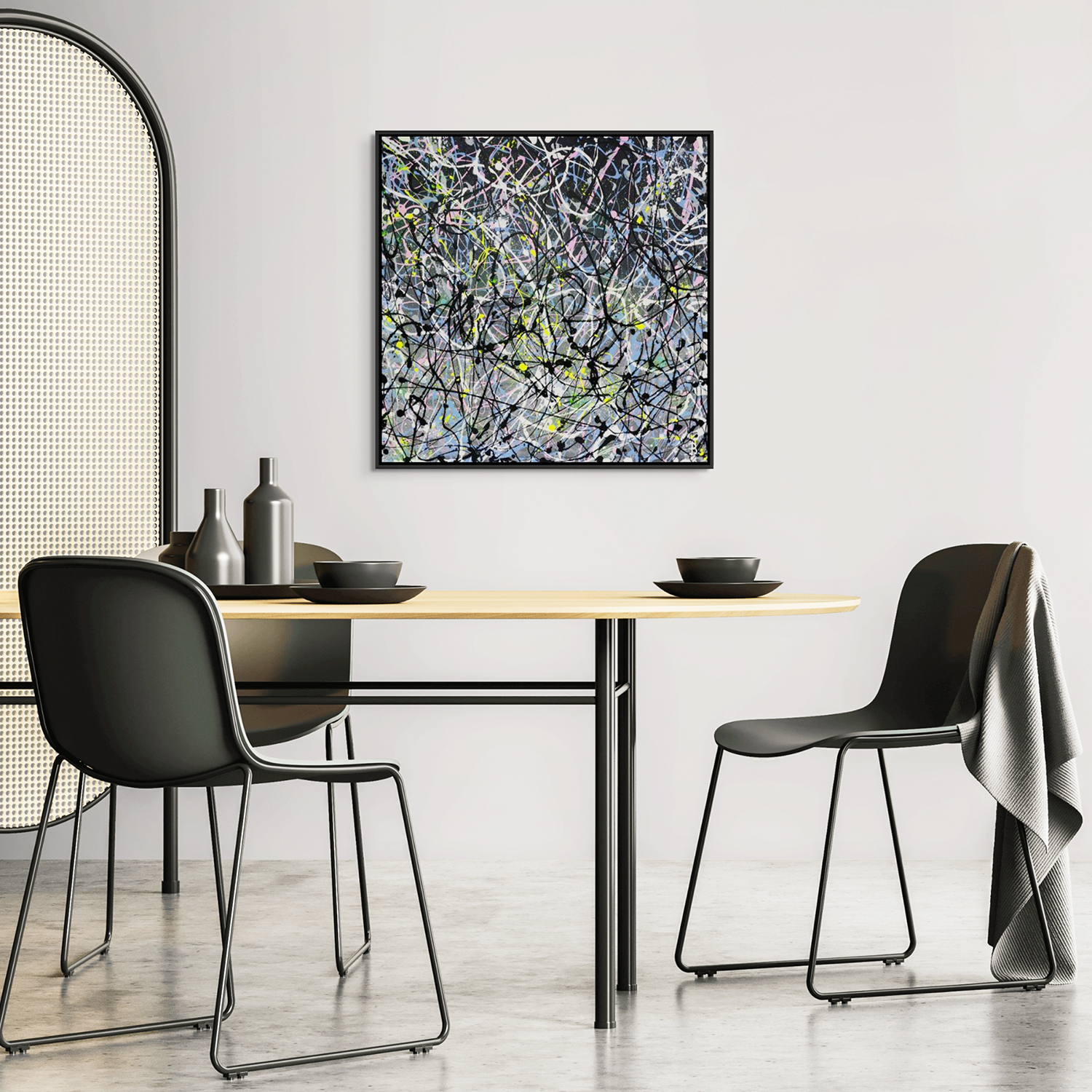 Grey I Grey Series Abstract Painting By Bridget Bradley In Moder