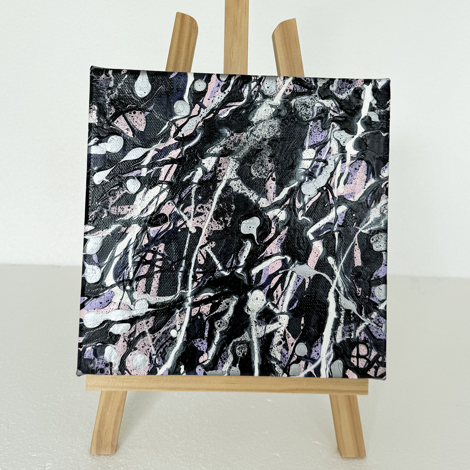 Grey Iii Grey Series Original Art By Bridget Bradley On Easel