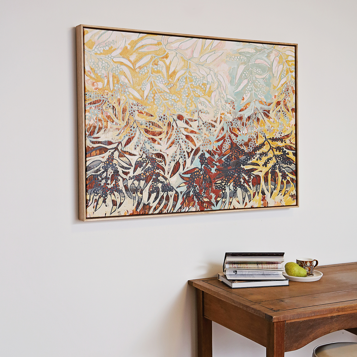 Lr 055 Golden Wattle Moment I Smith & Brooks Melbourne Interiors Australian Style Affordable Art For My Home