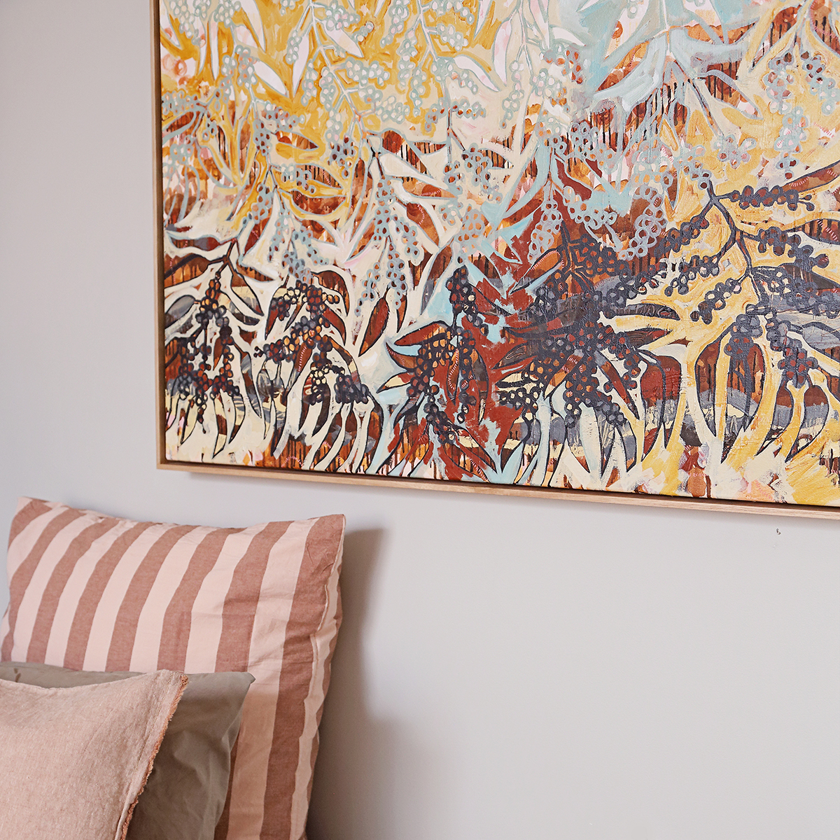 Lr 073 Golden Wattle Moment I Smith & Brooks Melbourne Interiors Australian Style Affordable Art For My Home