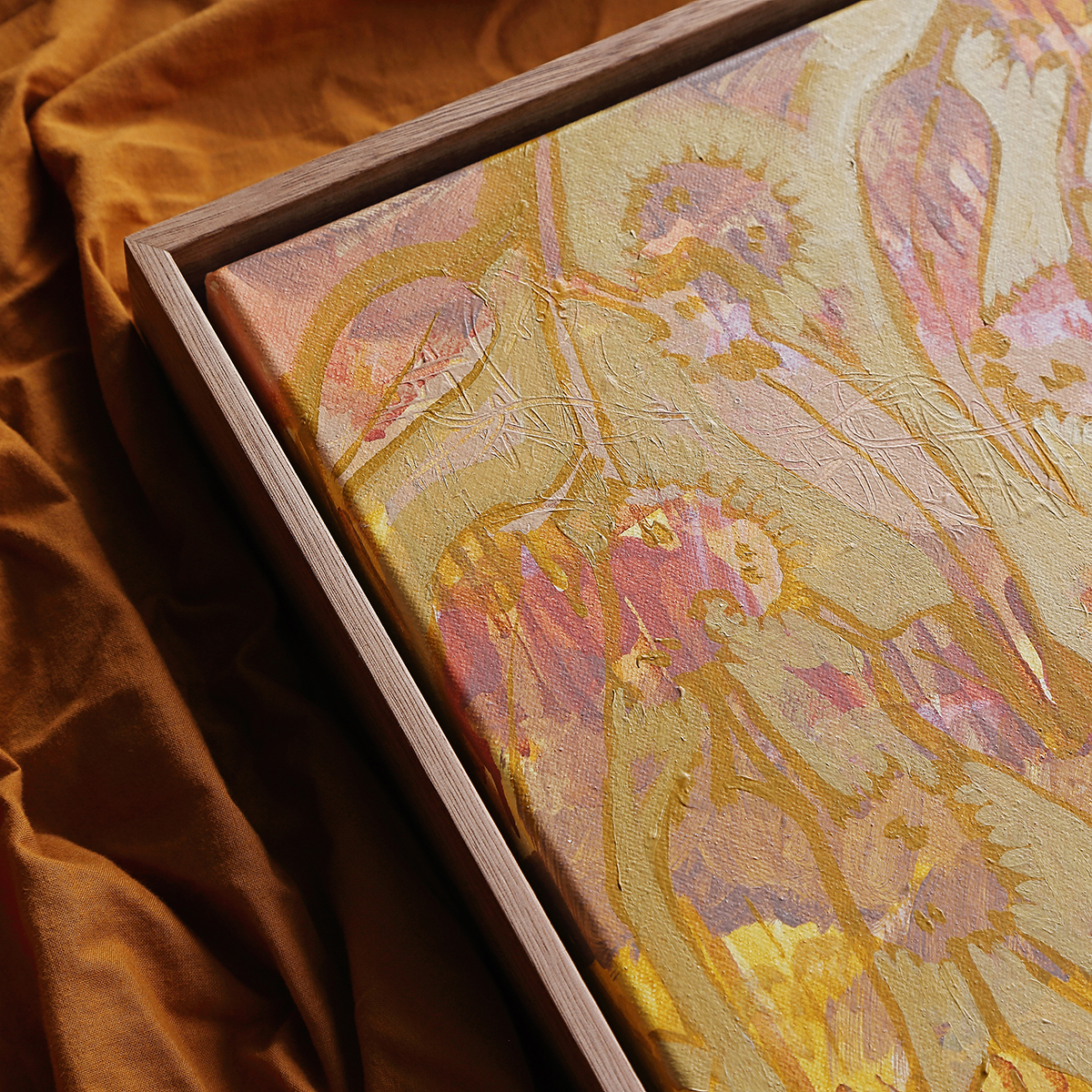 Lr 009 Mountain Ash Moment Ii Smith & Brooks Art Buy Cheap Art Melbourne Art Abstract Botanical Australian Native Species