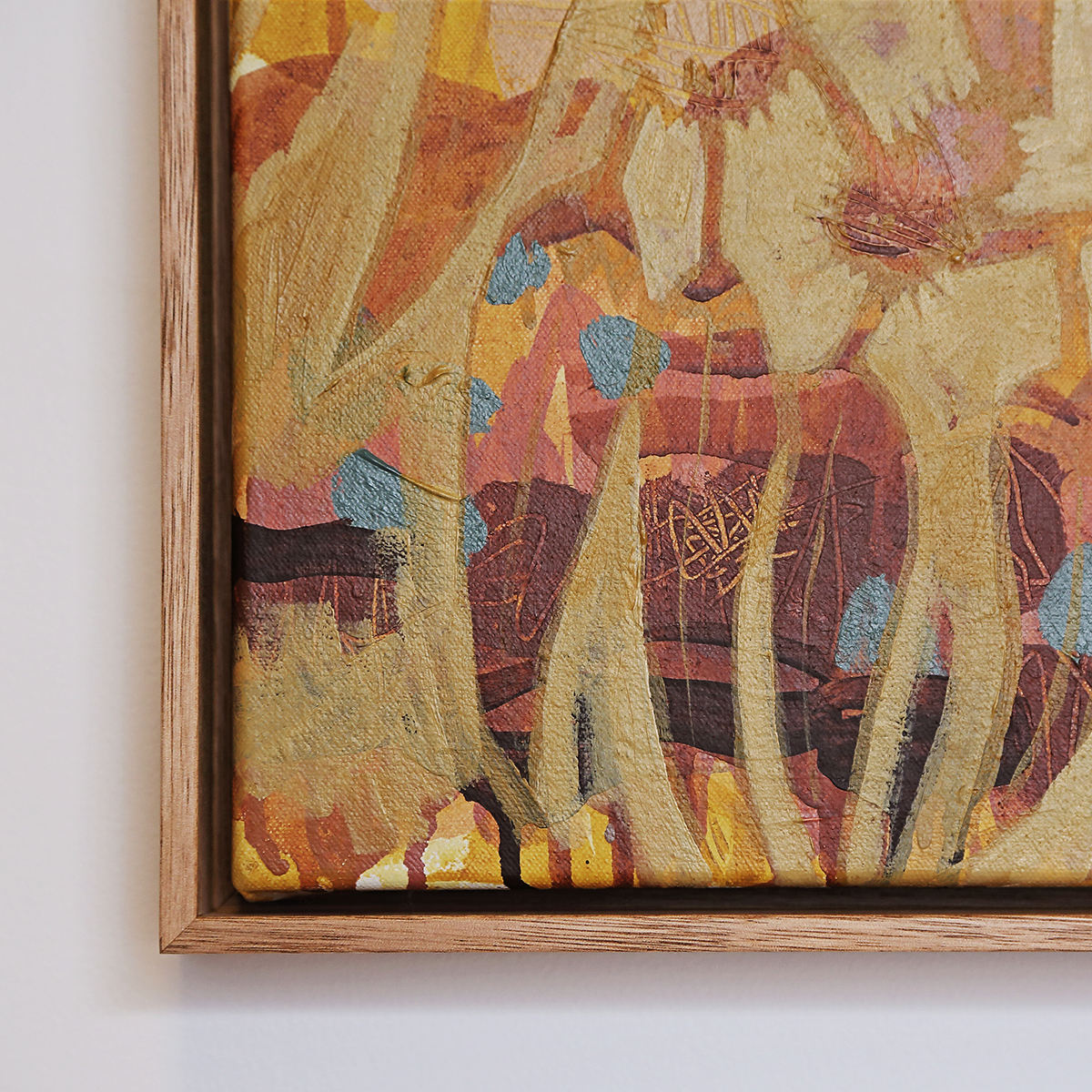 Lr 041 Mountain Ash Moment Ii Smith & Brooks Art Buy Cheap Art Melbourne Art Abstract Botanical Australian Native Species