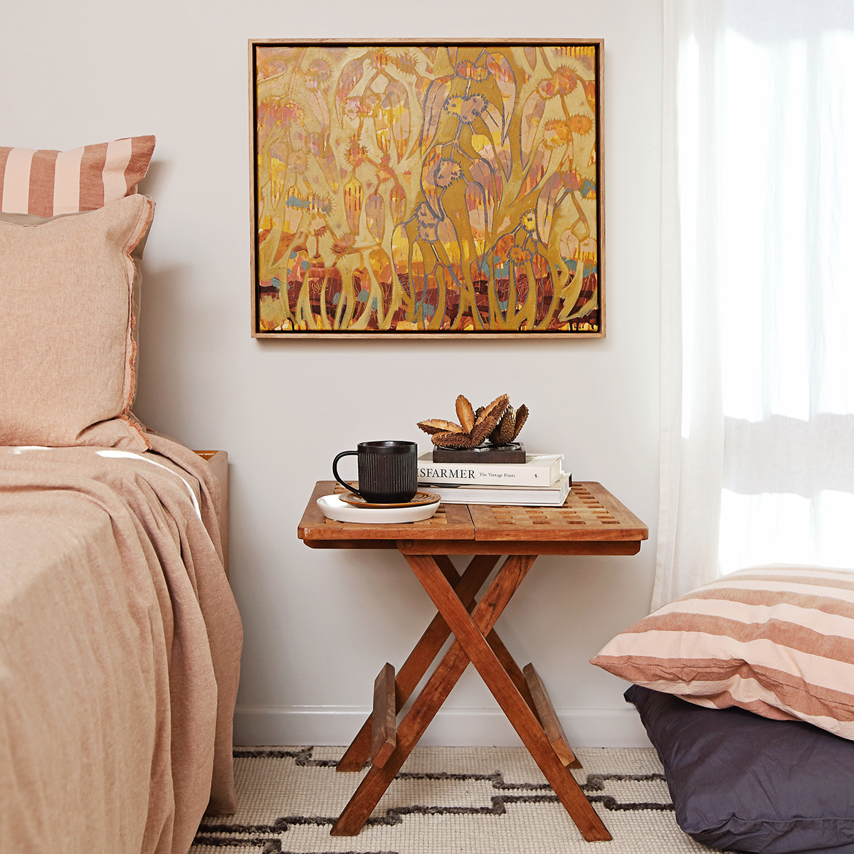 Lr 069 Mountain Ash Moment Ii Smith & Brooks Art Buy Cheap Art Melbourne Art Abstract Botanical Australian Native Species