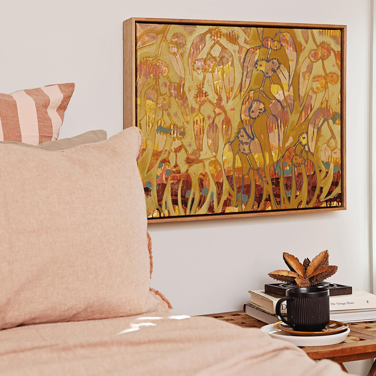 Lr 084 Mountain Ash Moment Ii Smith & Brooks Art Buy Cheap Art Melbourne Art Abstract Botanical Australian Native Species