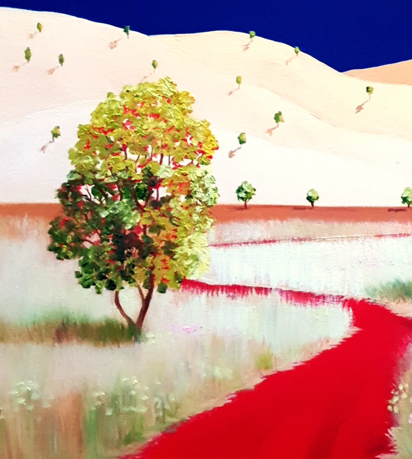 Wandering The Red Road Lucinda Leveille Art 1