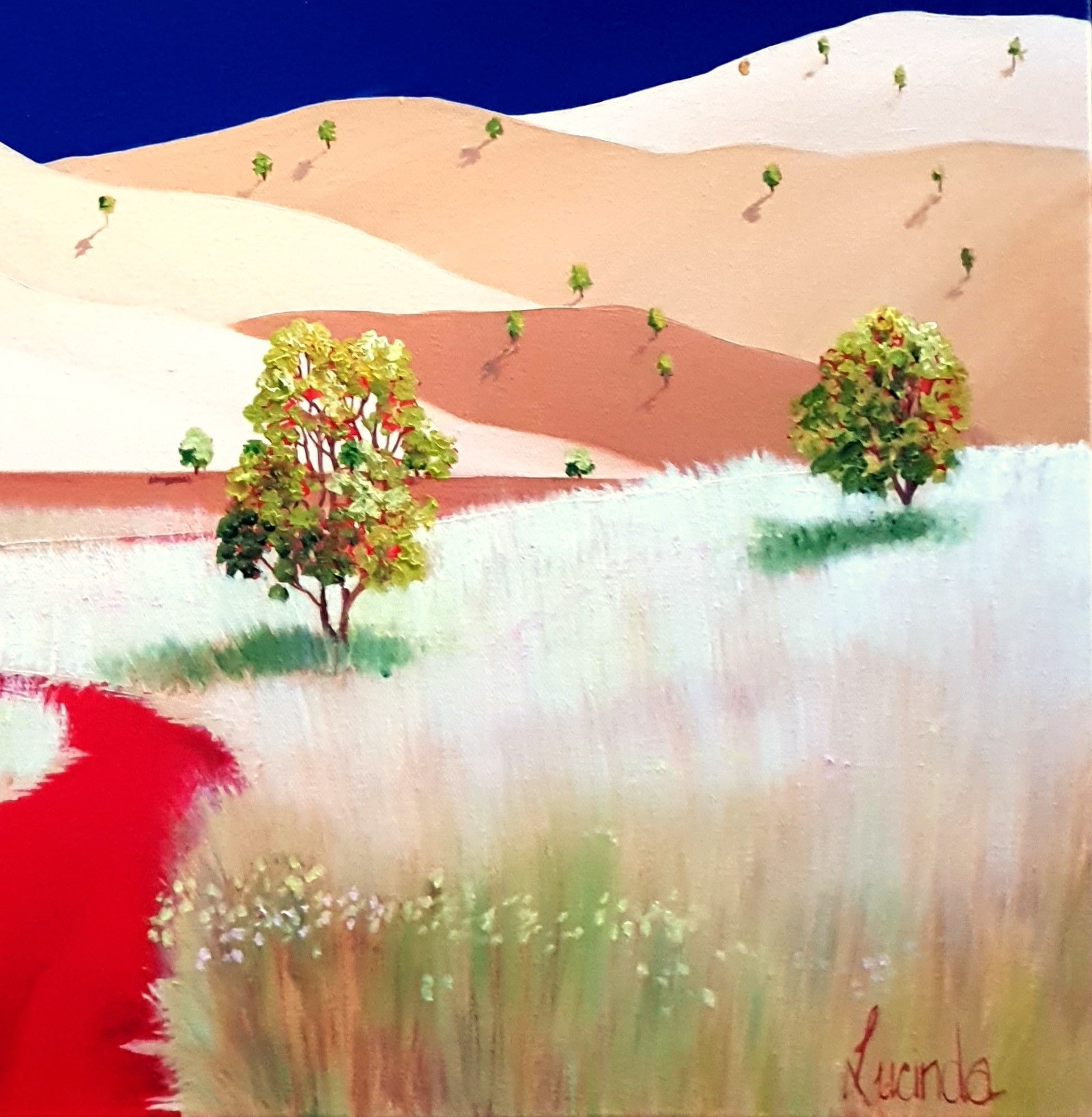 Wandering The Red Road Lucinda Leveille Art 2