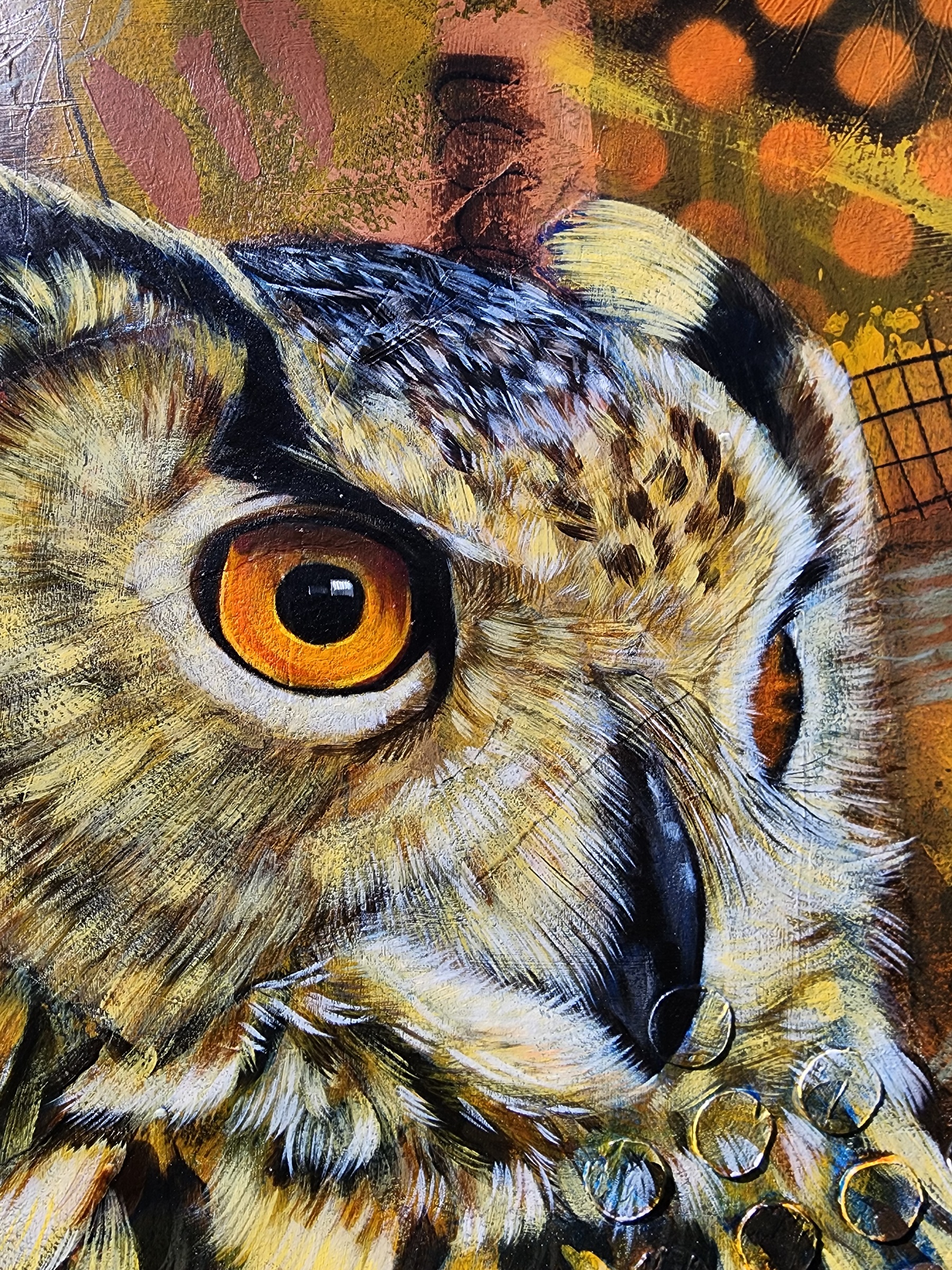 Hanna Edwards On The Otherside Face Detail Art