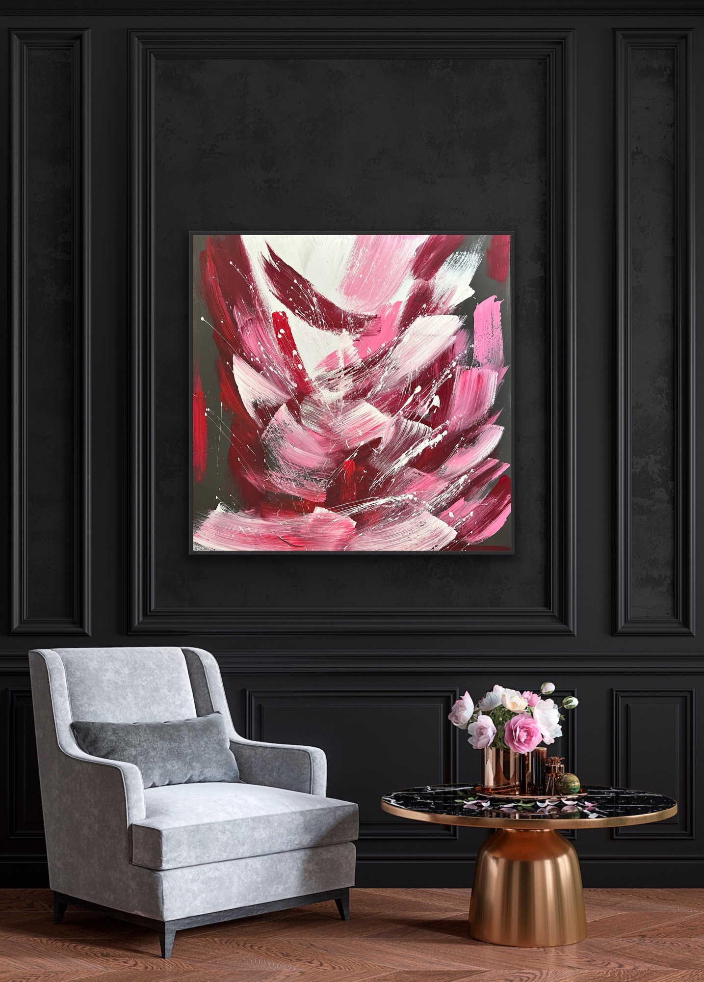 Black Interior Alanah Jarvis Abstract Art