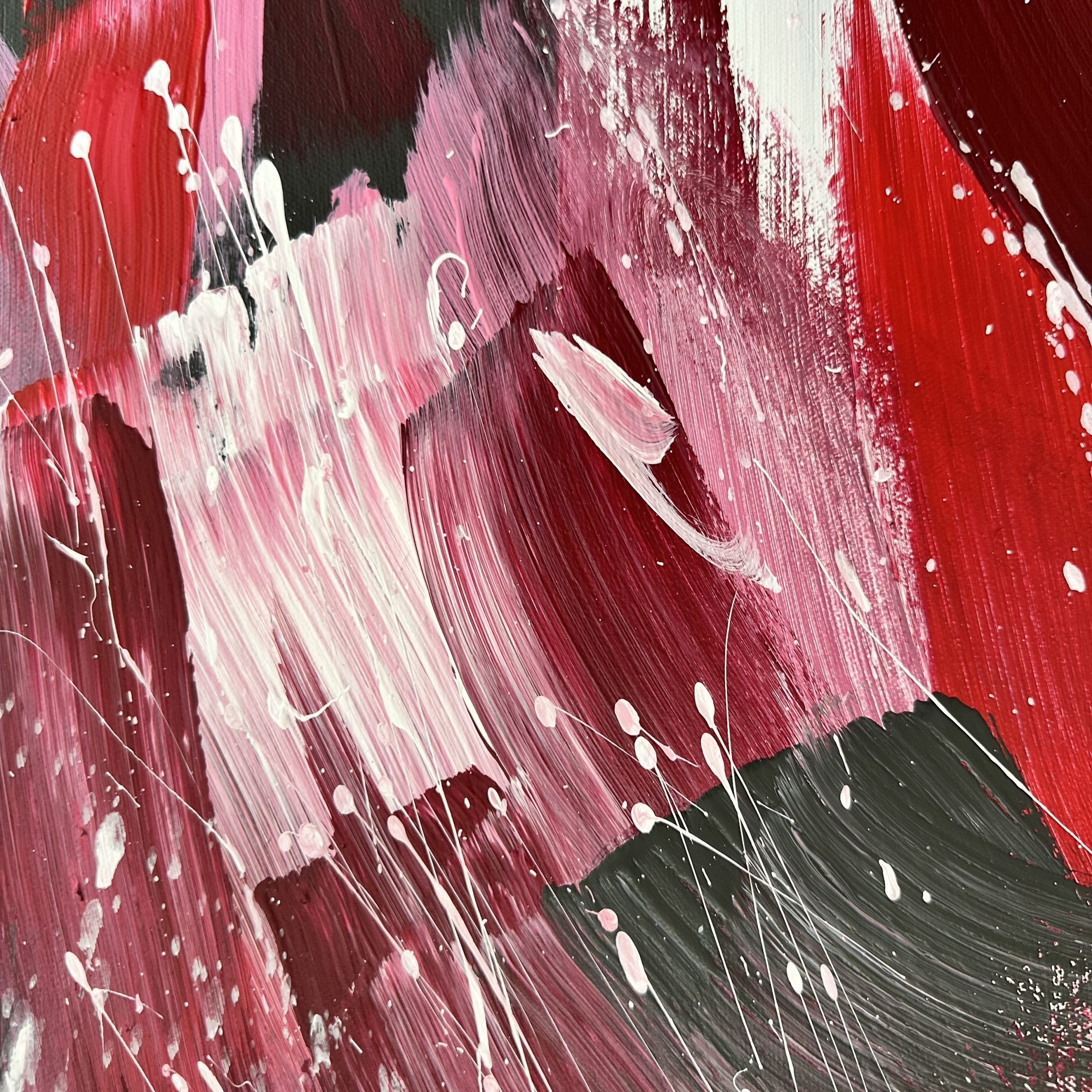 Close Up Red Alanah Jarvis Abstract Art