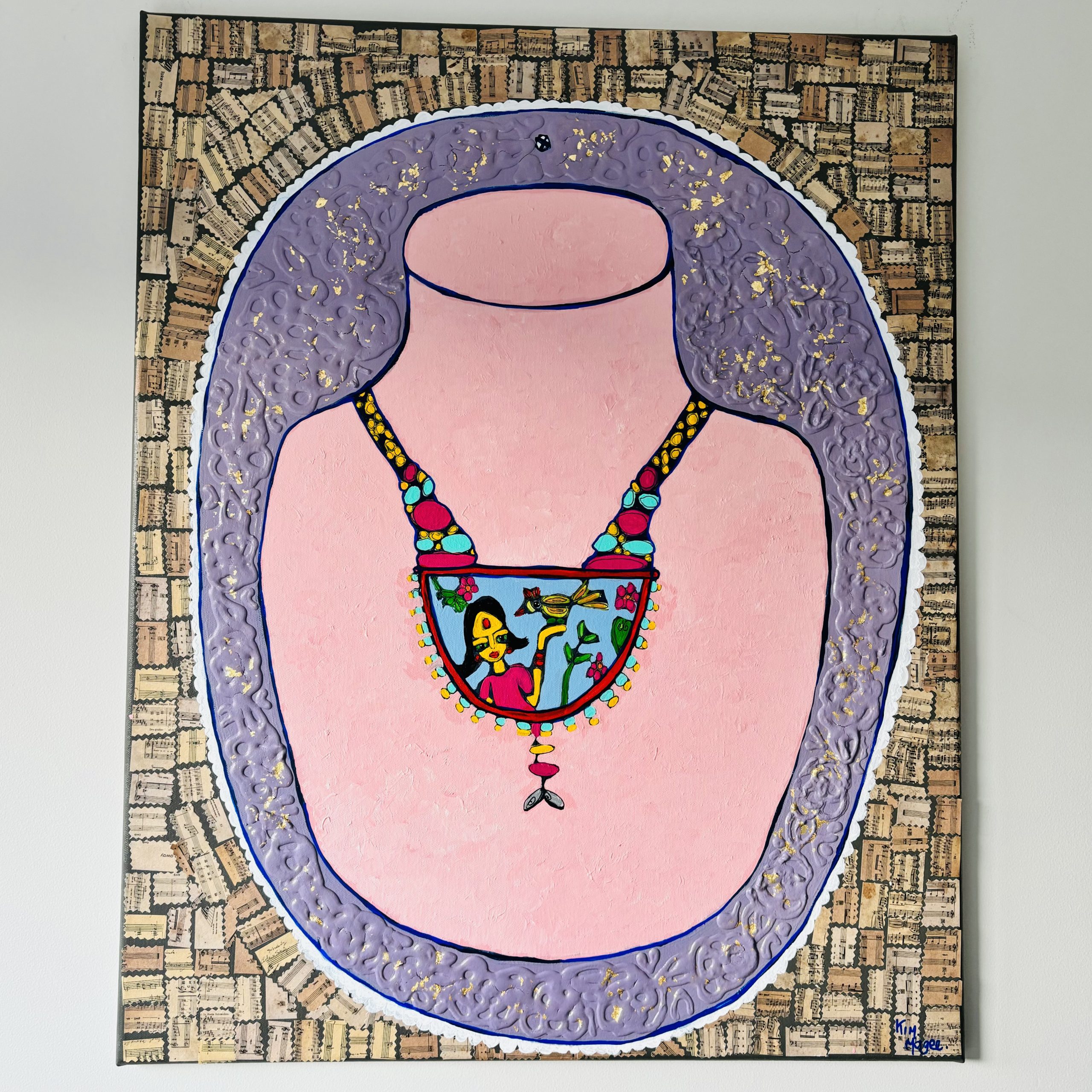 Kim Magee Art Bird Song Of India 6