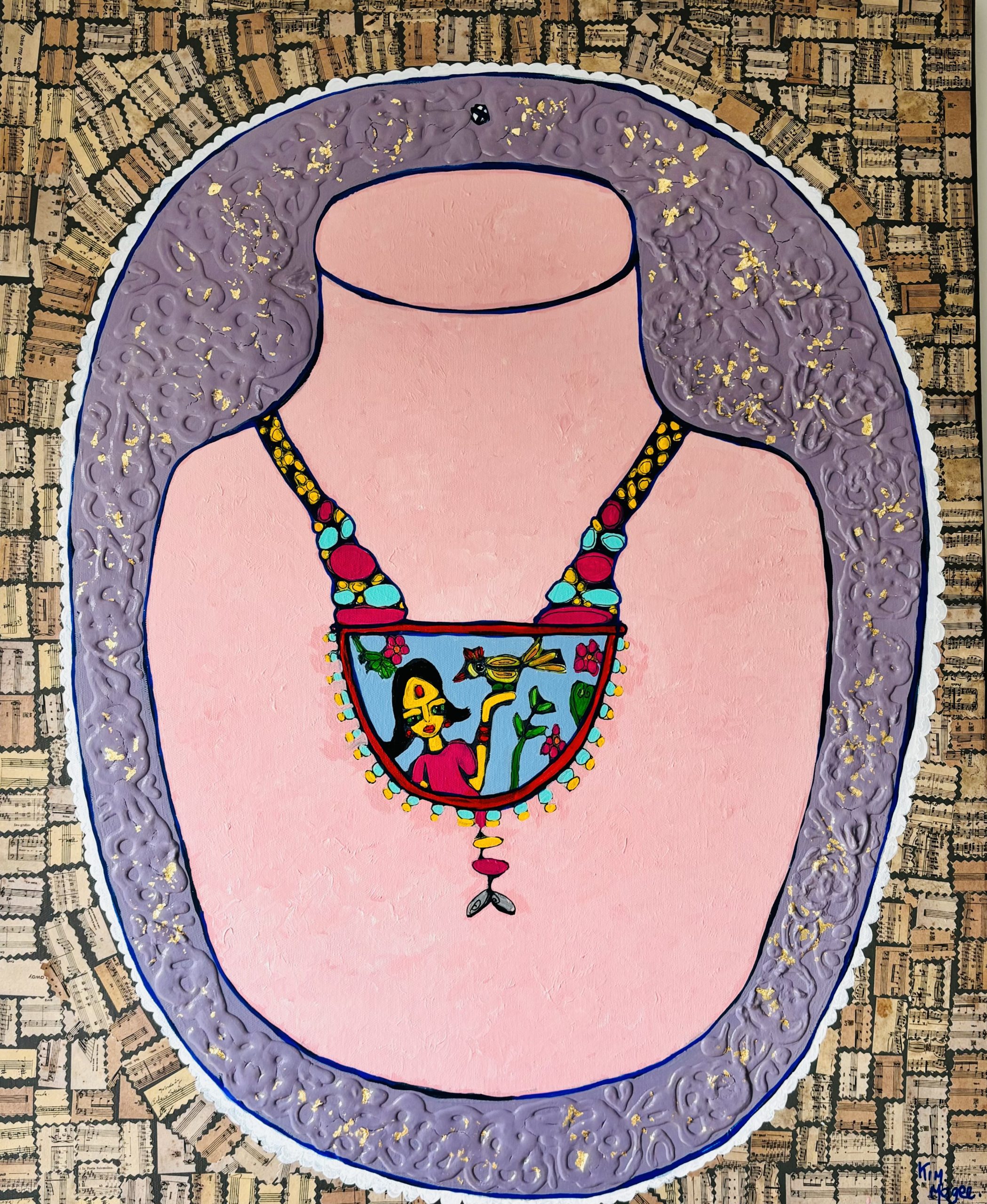 Kim Magee Art Bird Song Of India 11