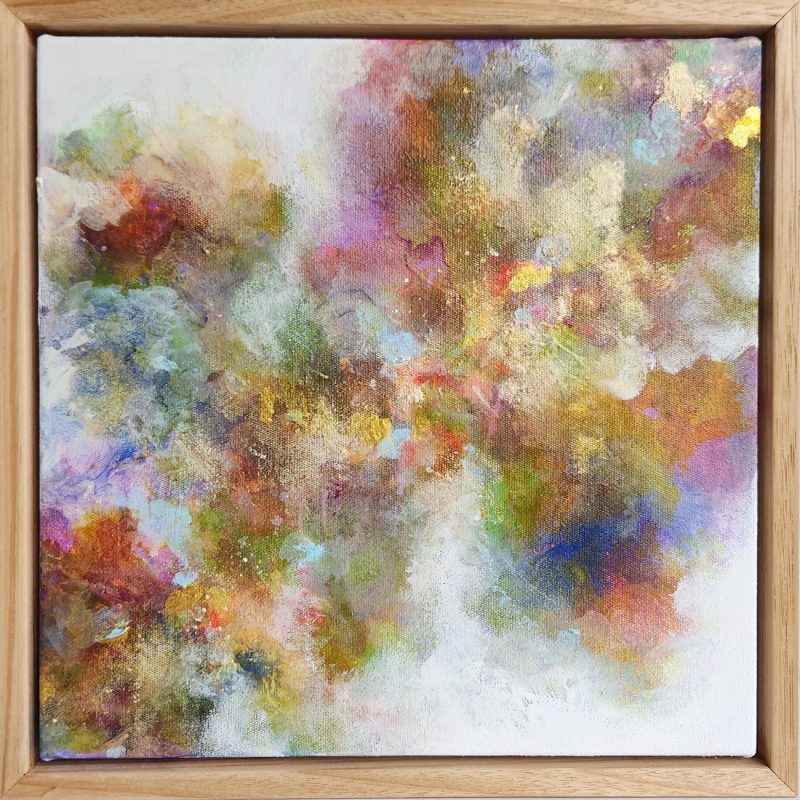 Running through the flower fields