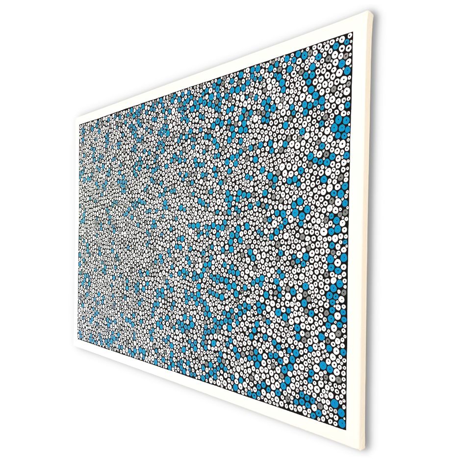 Oversight Blue White Circles 3