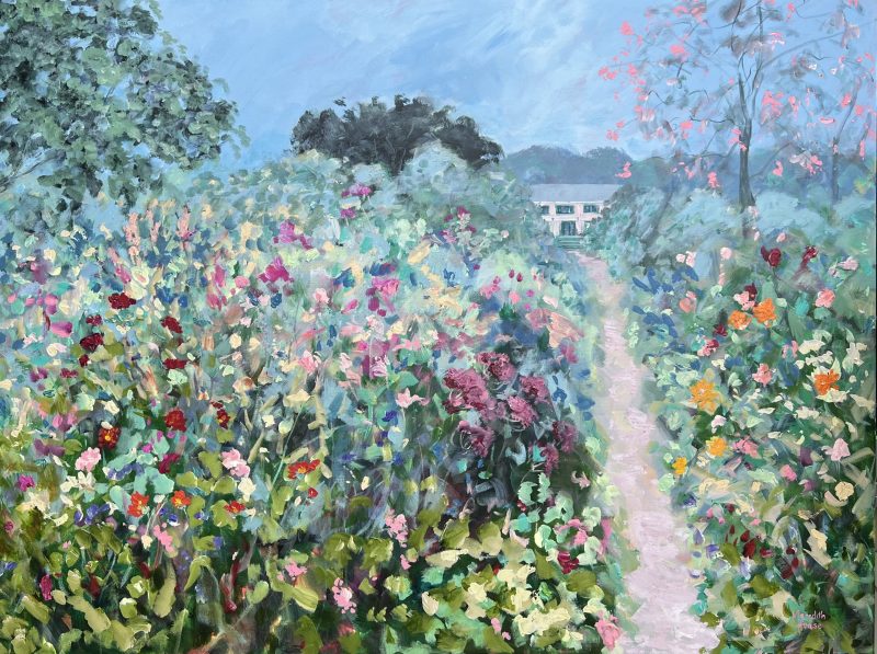 Giverny Flower Path
