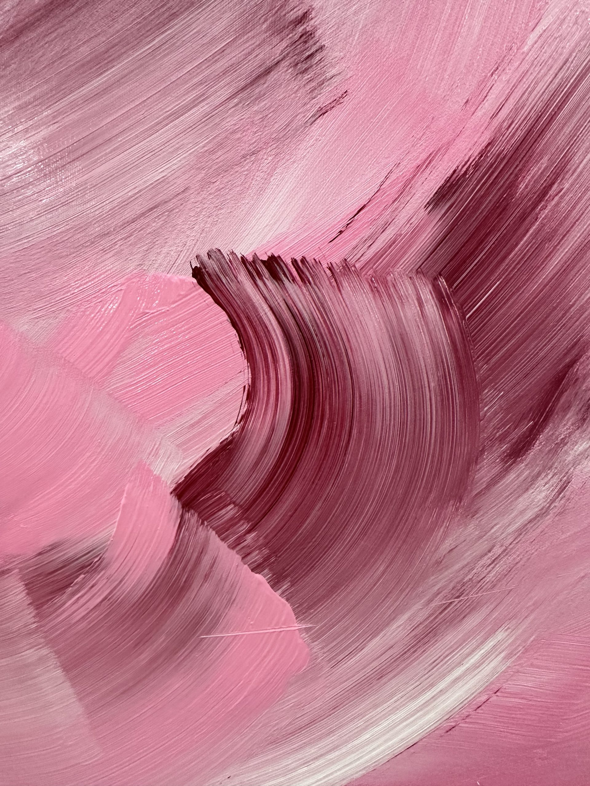 Close Up Red And Pink Alanah Jarvis Abstract Art