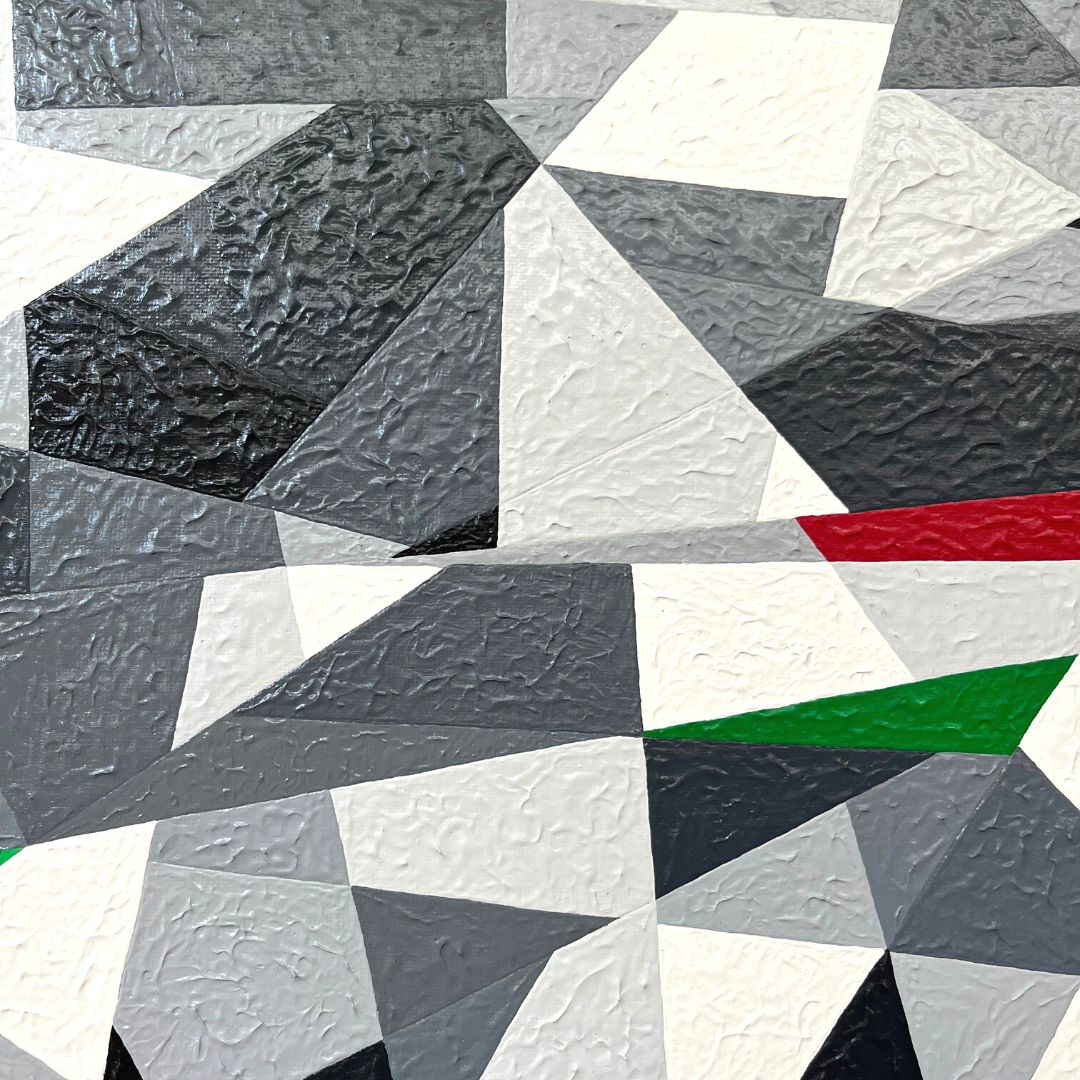 3. Black Grey Edge Close Up