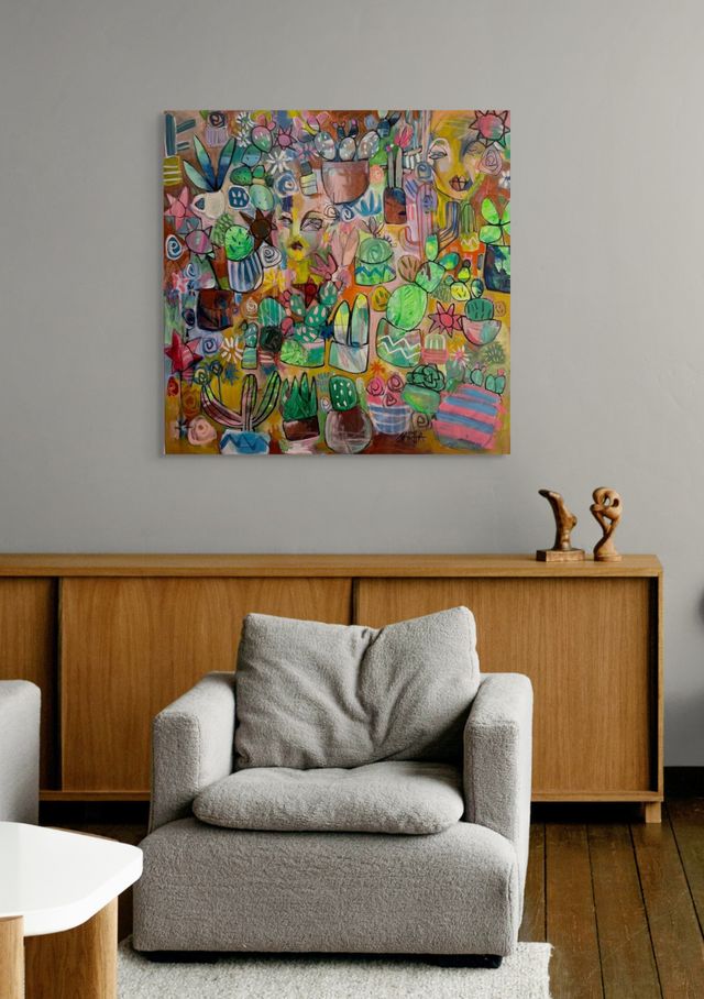 Carita Petals Prickles 100 X 100cm Small