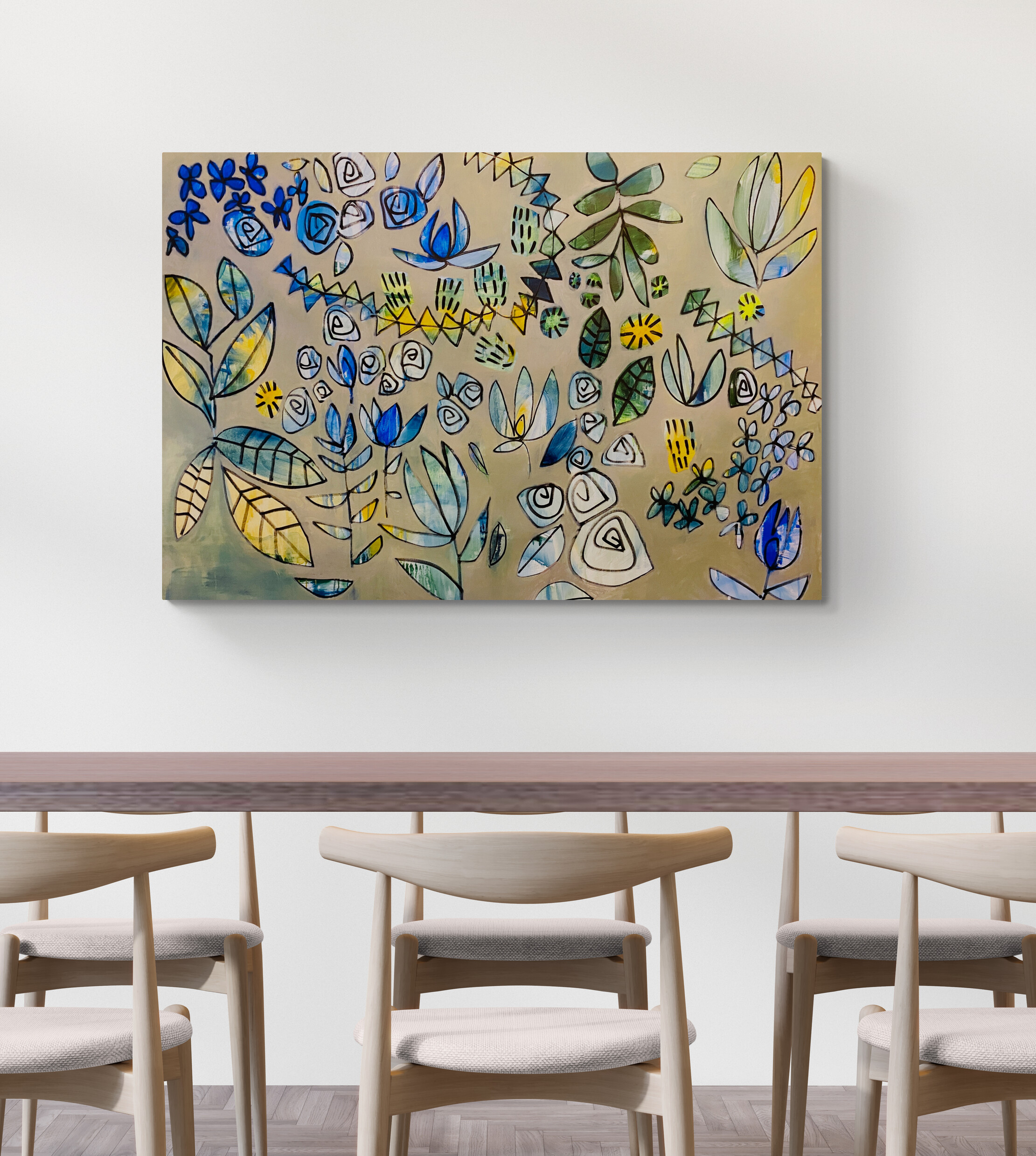 Carita Farrer Spencer Chemical Free Linen 100 X 140cm Insitu