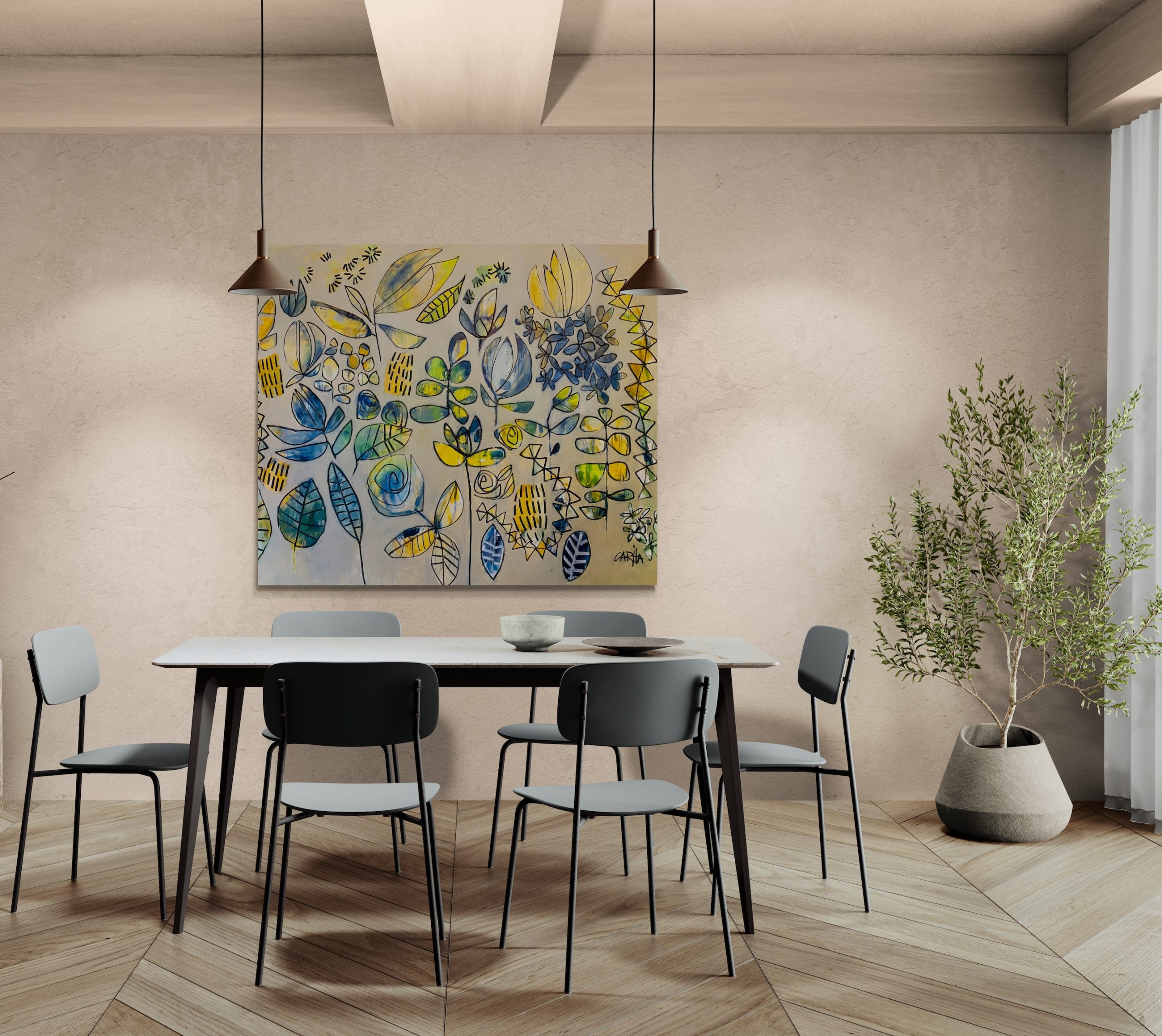 Carita Farrer Spencer Certified Organic 150 X 120cm Insitu2