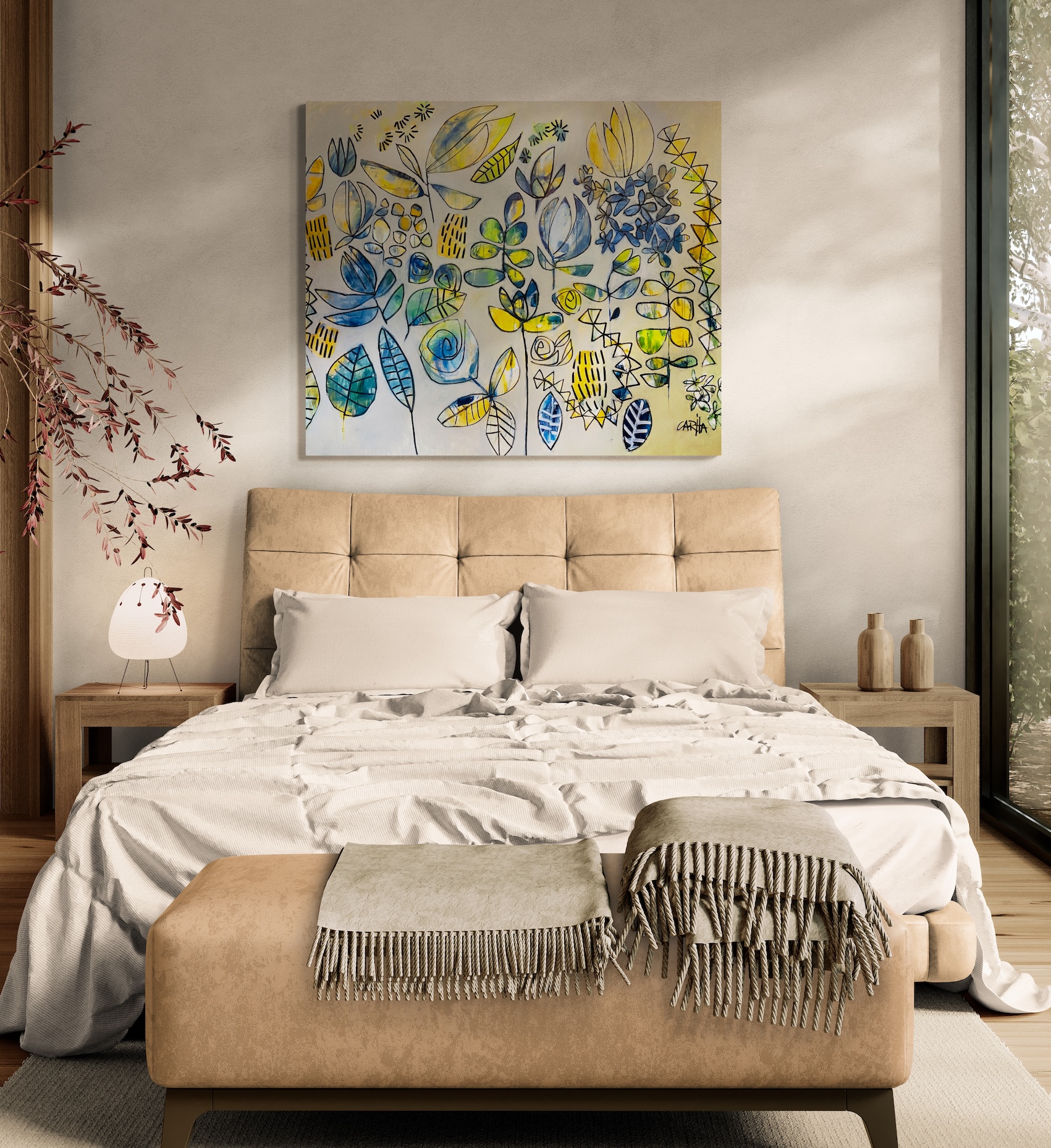 Carita Farrer Spencer Certified Organic 150 X 120cm Insitu3