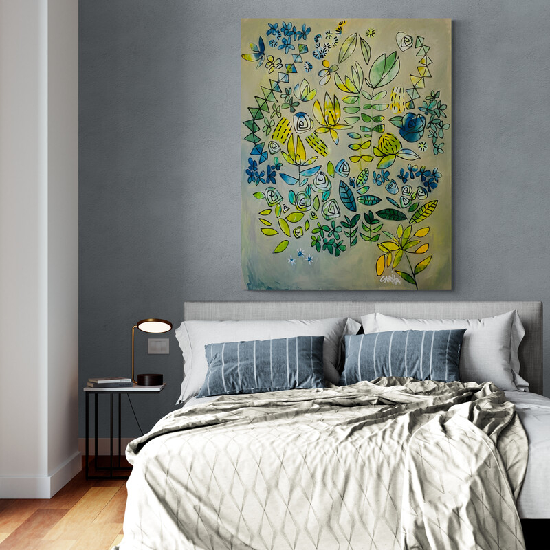 Carita Farrer Spencer Cultivate 140 X100cm Linen