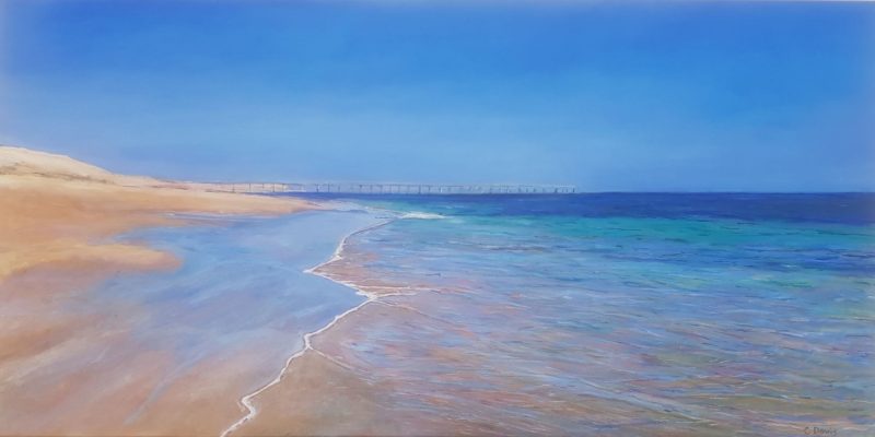 Jetty in distance at Port Noarlunga
